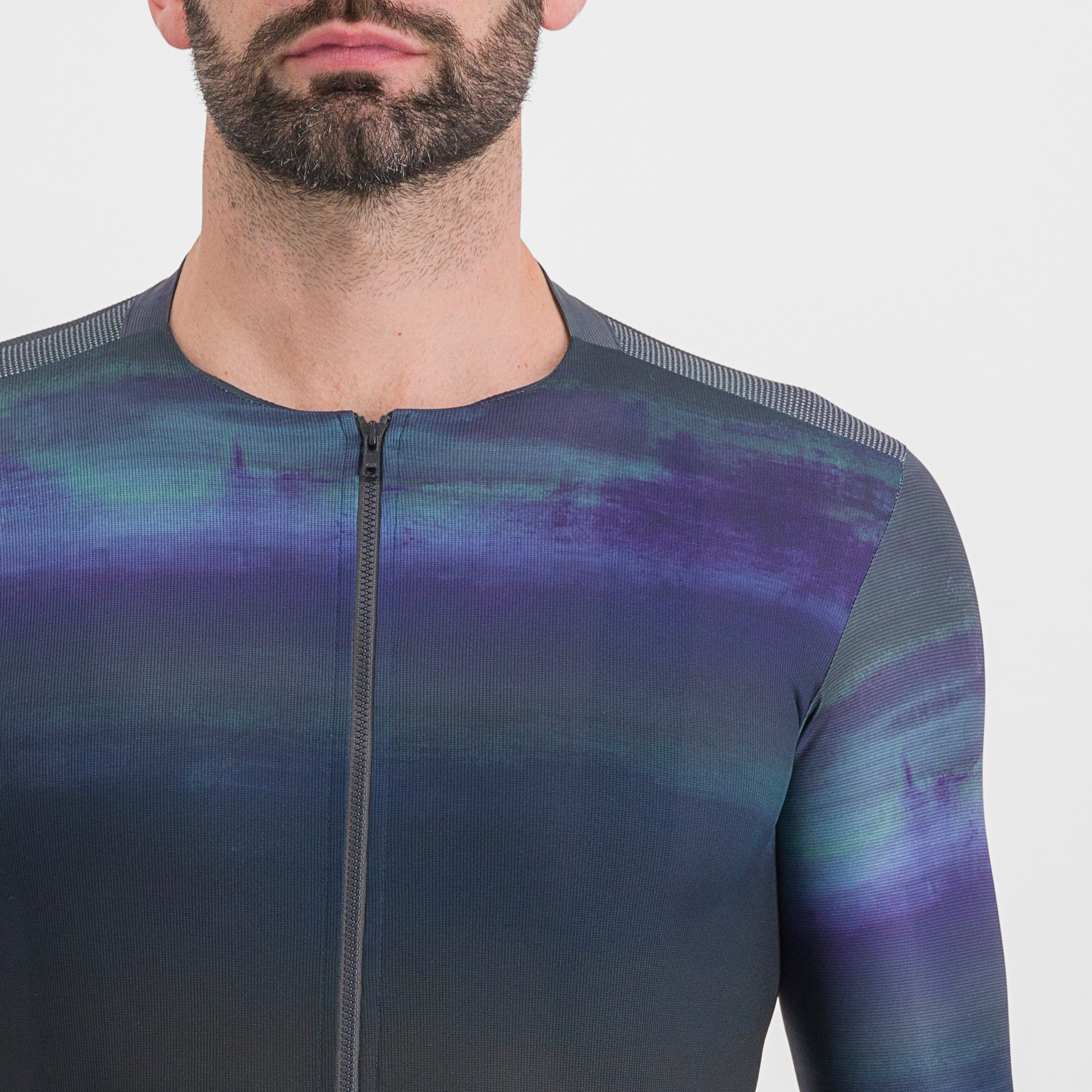Flow supergiara jersey - galaxy blue black - sportful