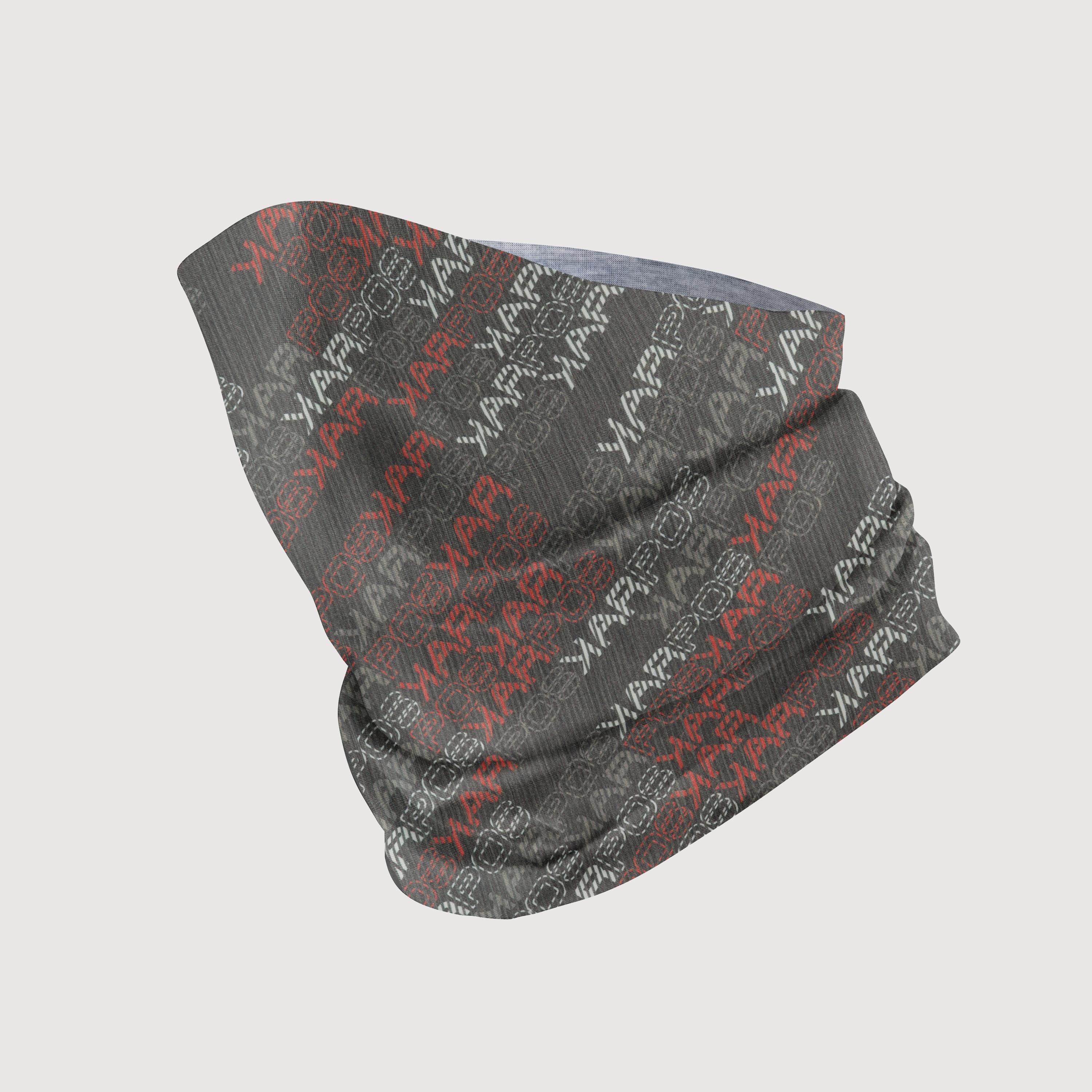 Coppolo merino neck warmer - black/fire/smoked - karpos