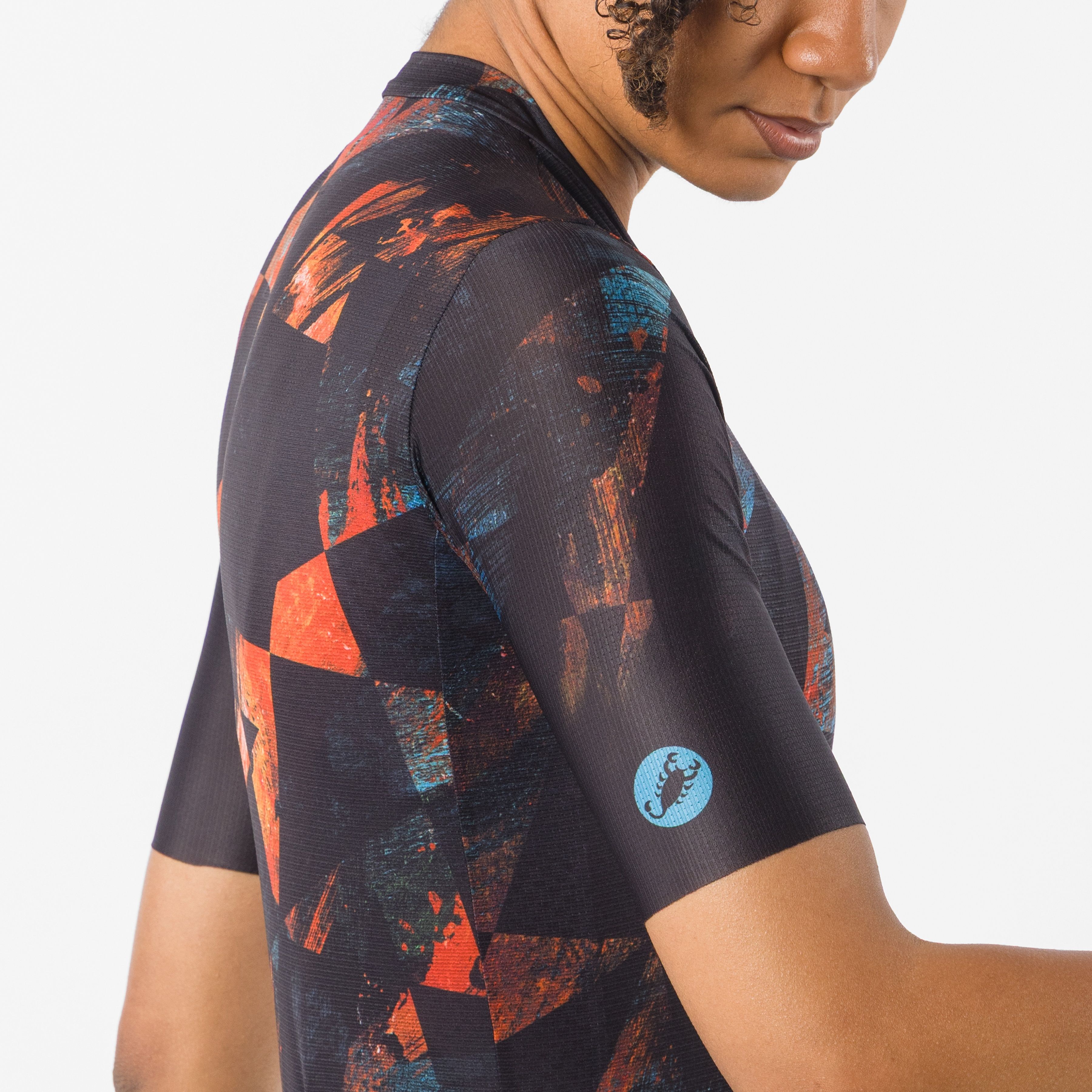 Photofinish competizione 4 w jersey - black zip - castelli