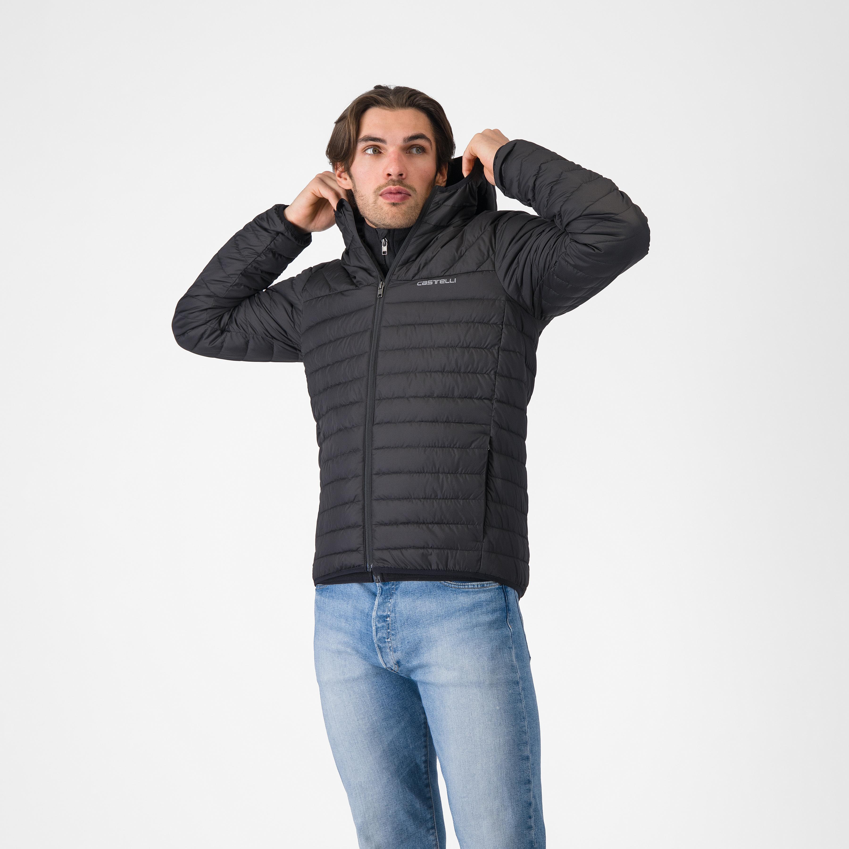Classico puffy jacket - black - castelli