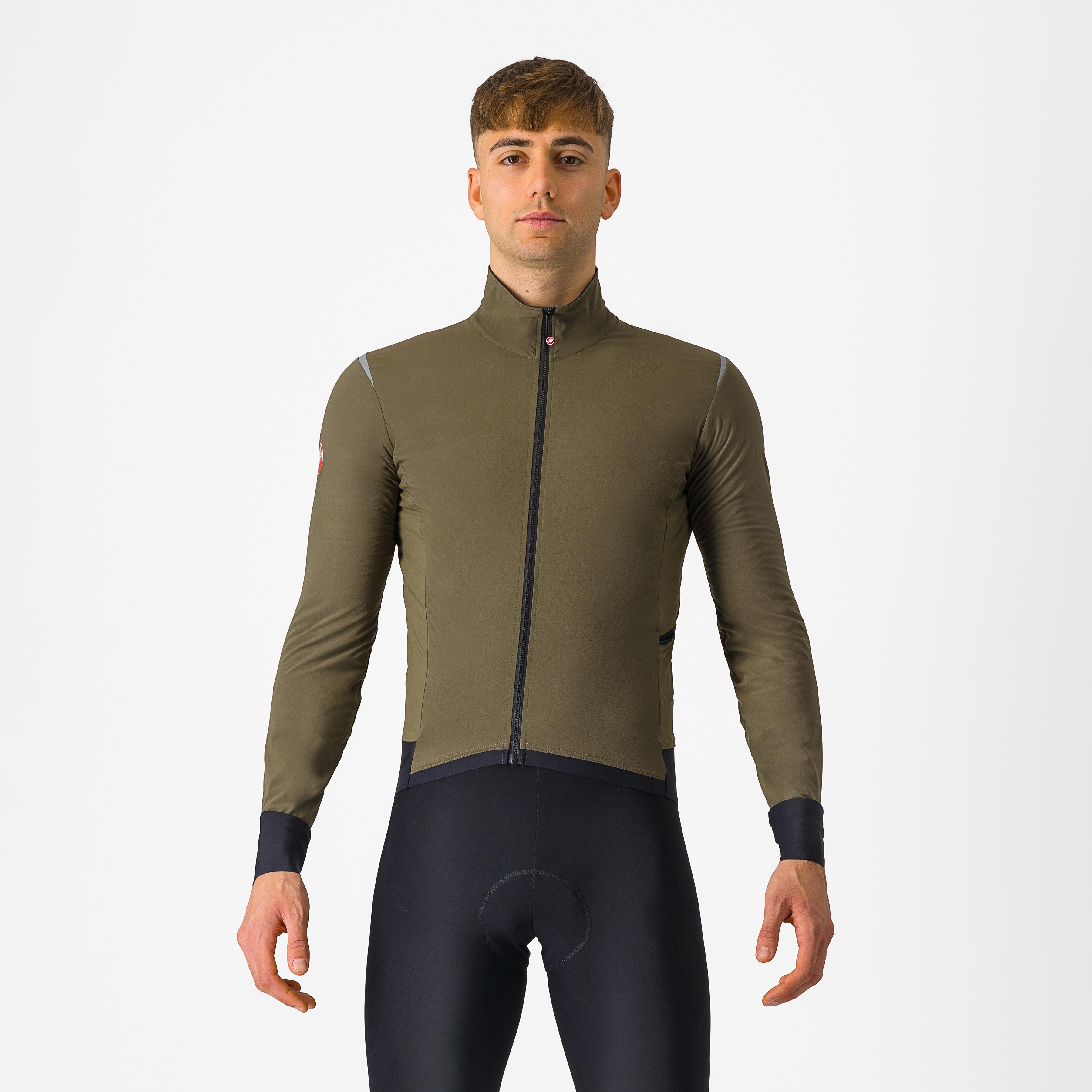 Alpha flight ros jacket - tarmac/clay-silver gray - castelli