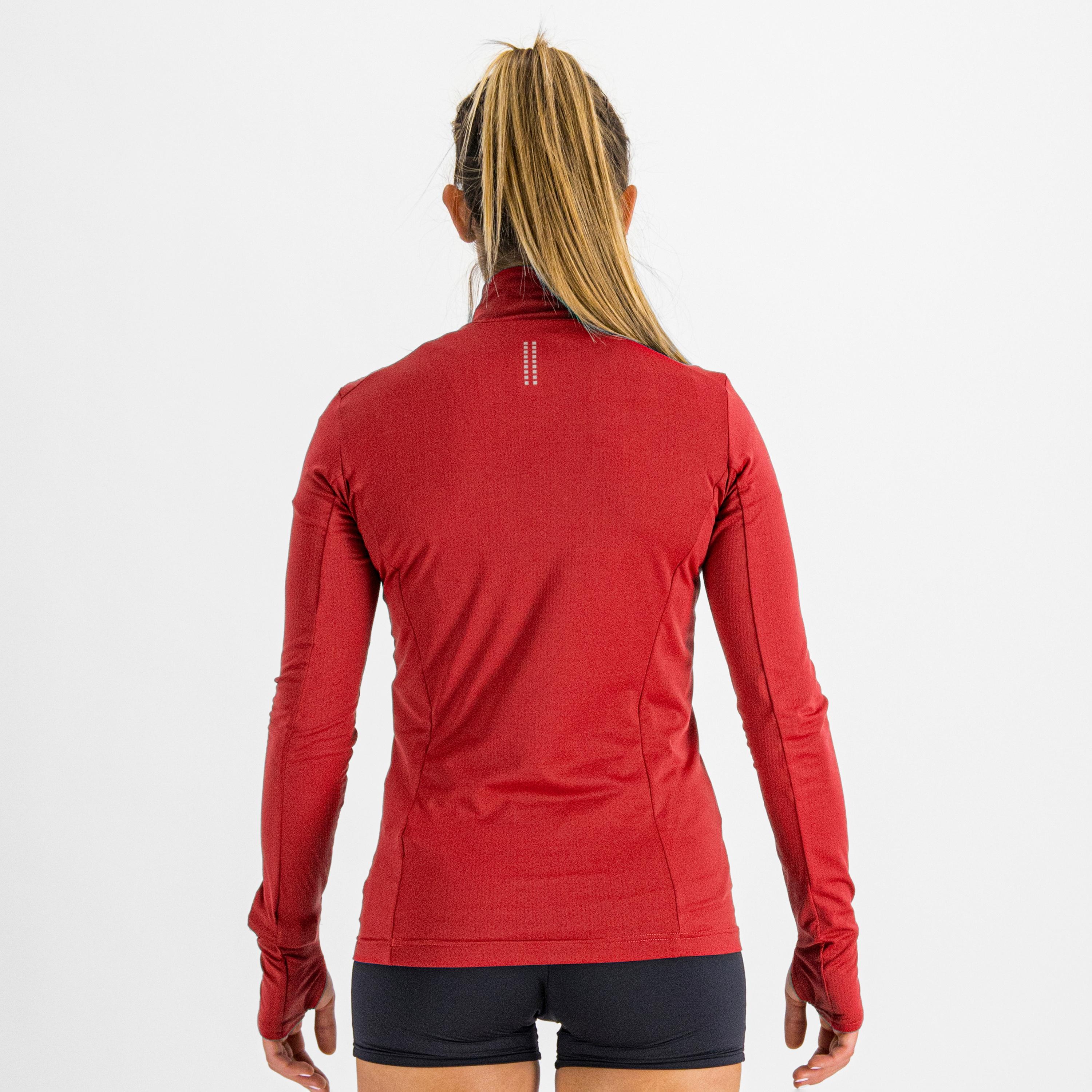 Cardio tech w jersey long sleeve - red rumba - sportful