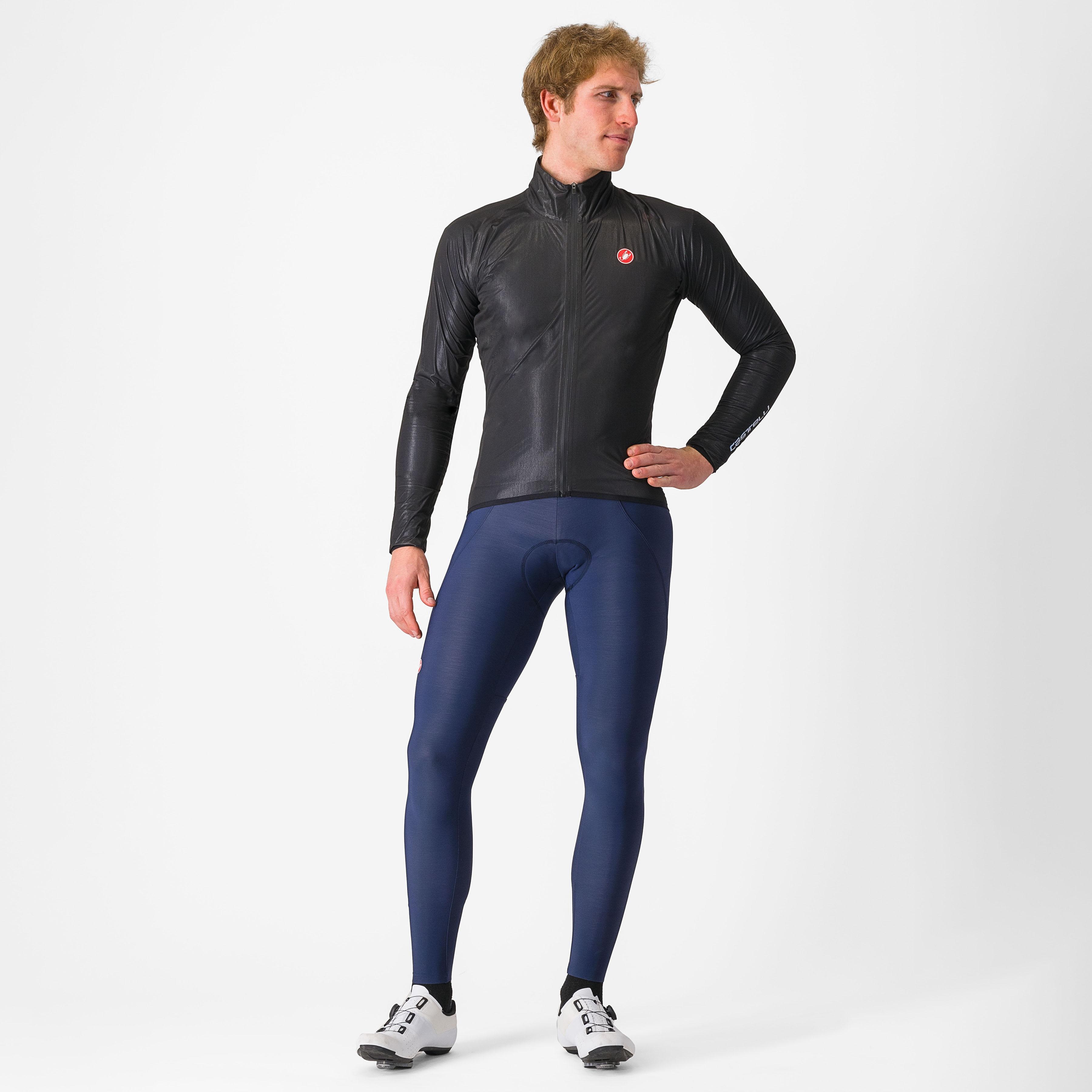 Squall shell jacket - light black/silver gray - castelli