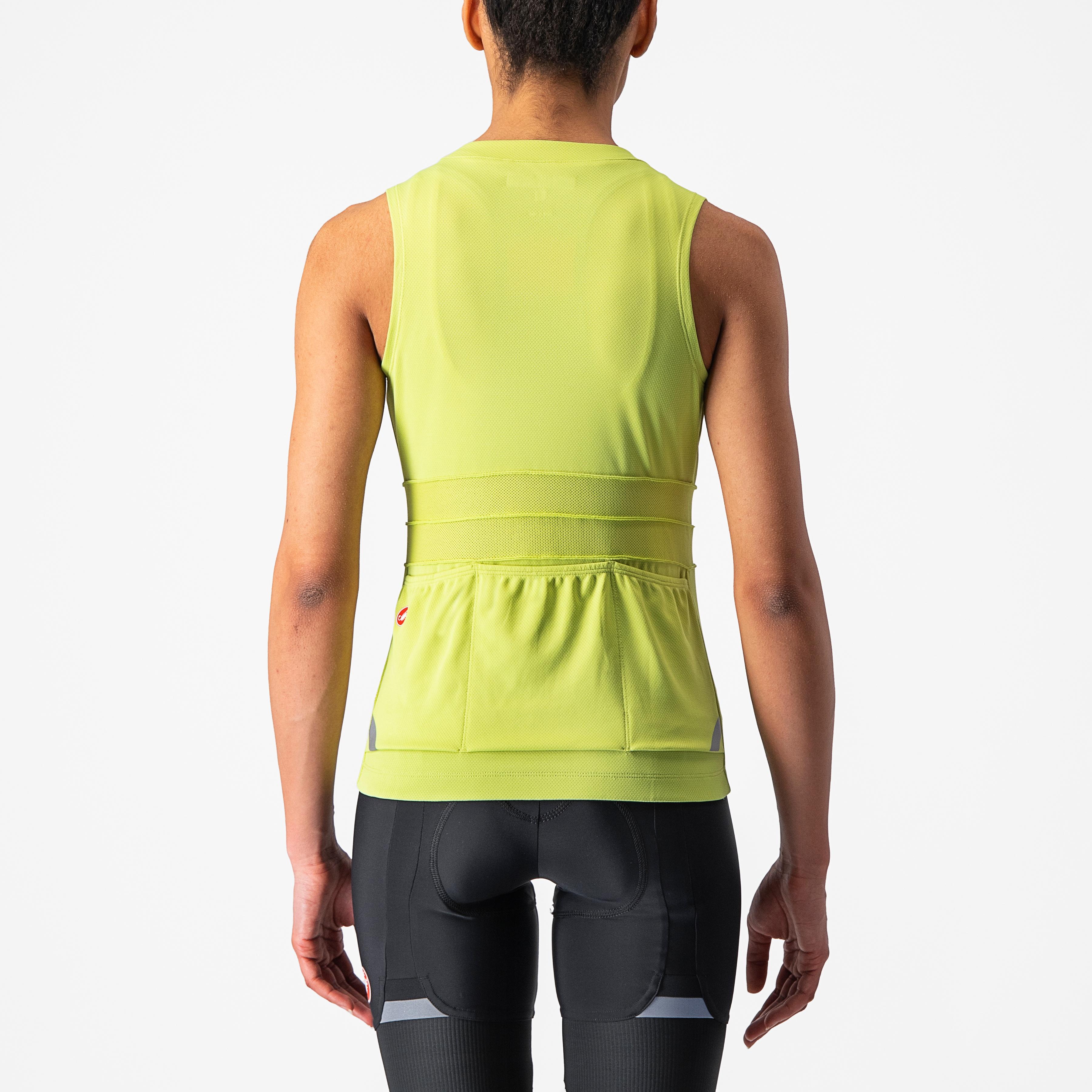 Anima 4 sleeveless - bright lime/absinthe - castelli