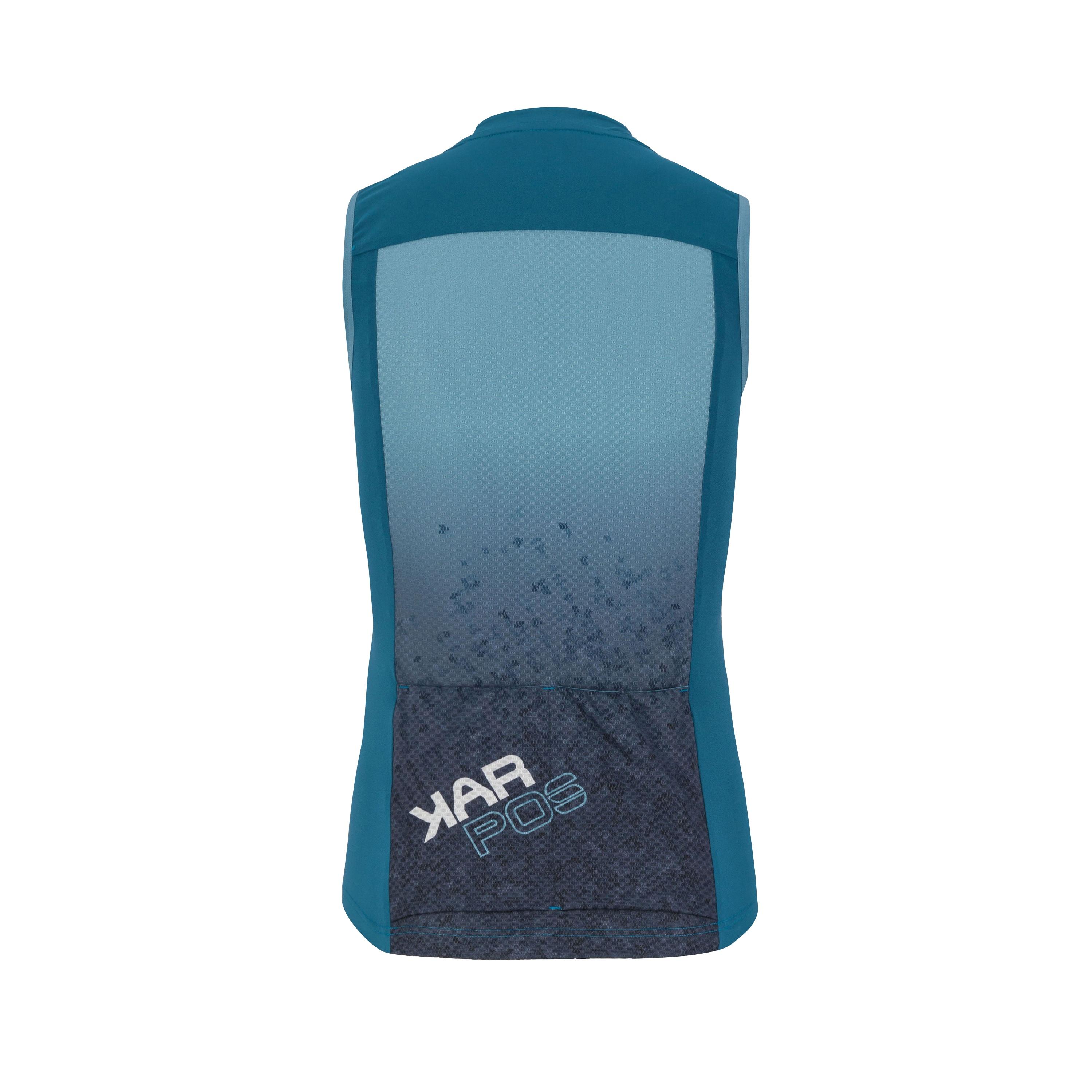 Verve evo w sleeveless - corsair/adriatic blue - karpos