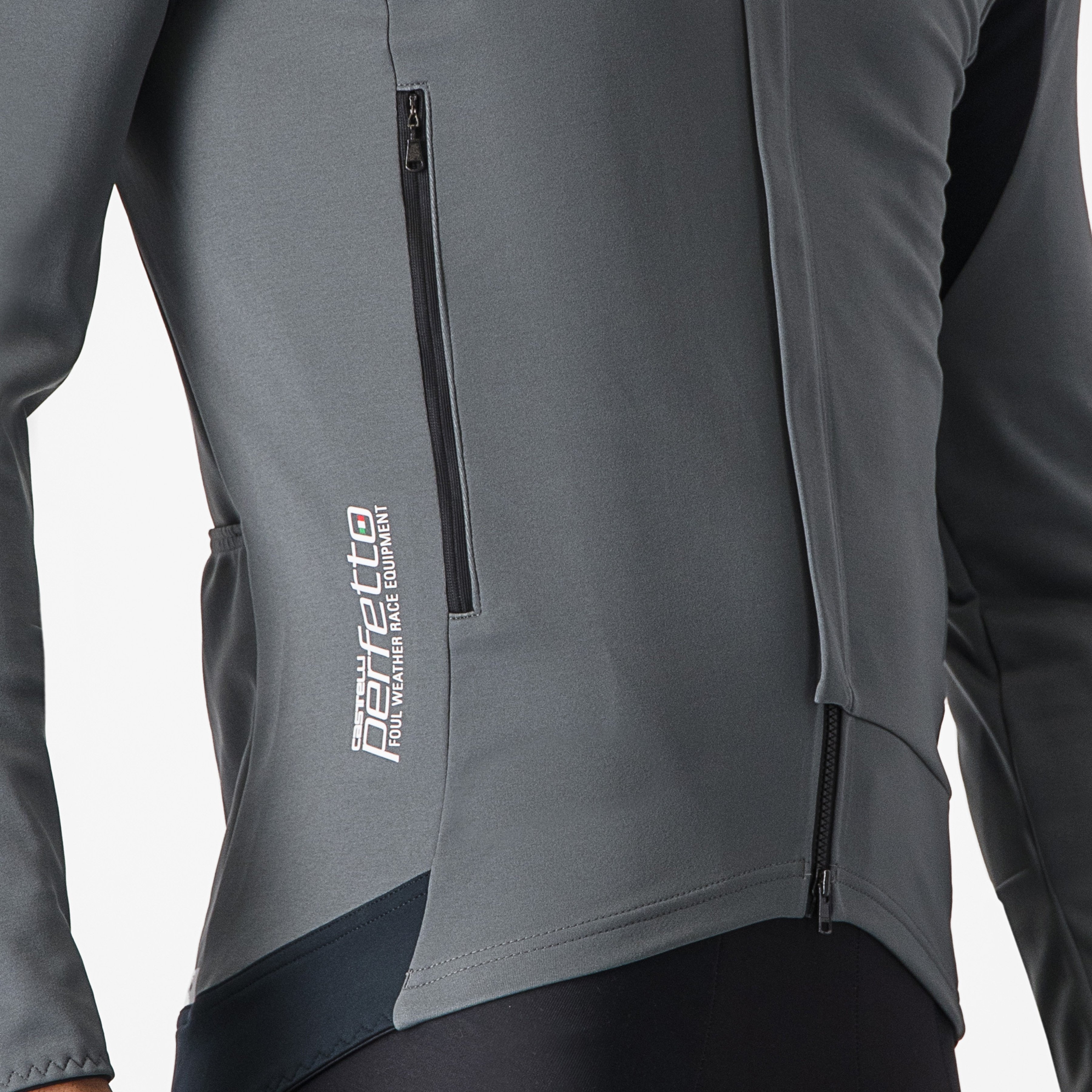 Perfetto ros 2 jacket - urban gray/silver reflex - castelli