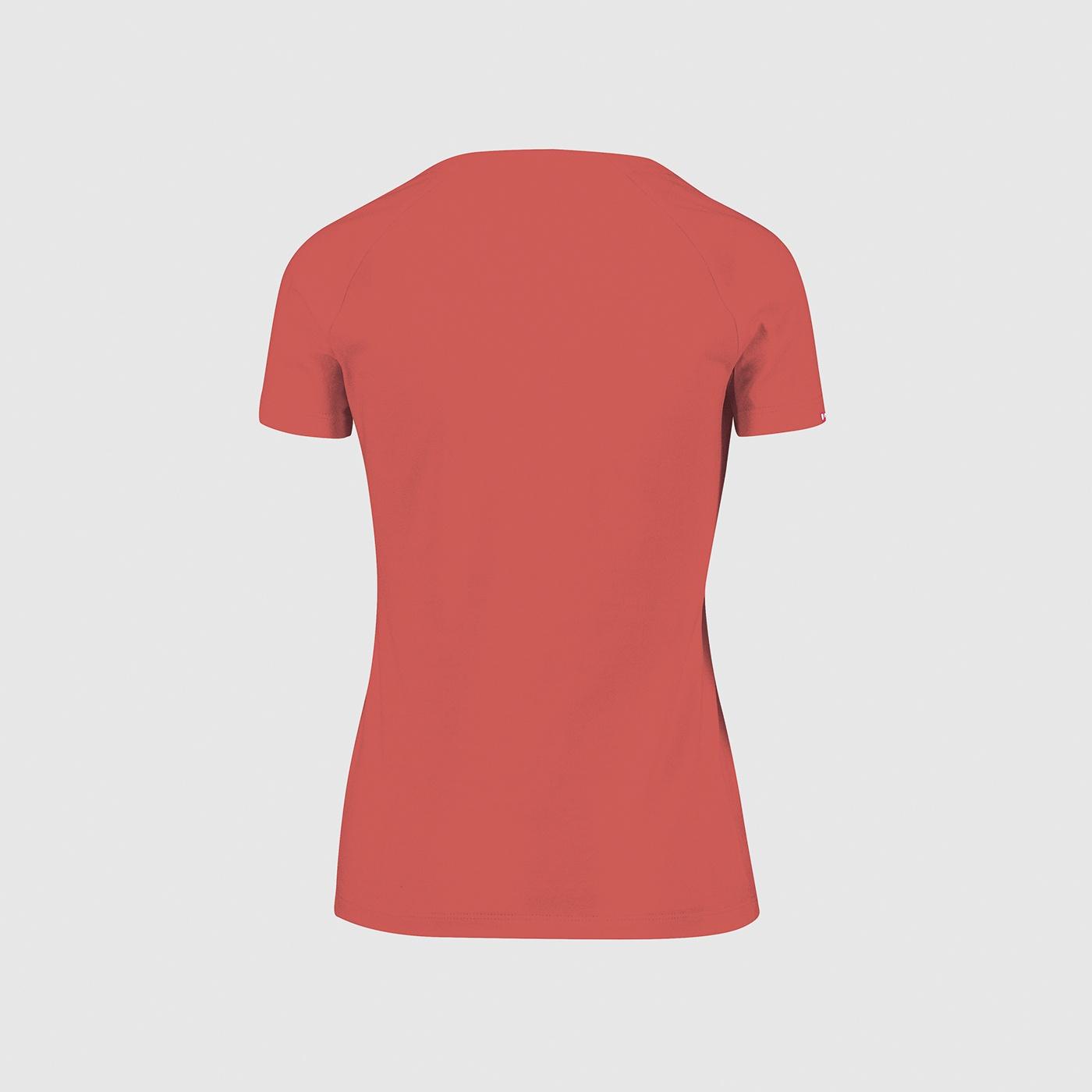Berto cotton w t-shirt - corallo - karpos