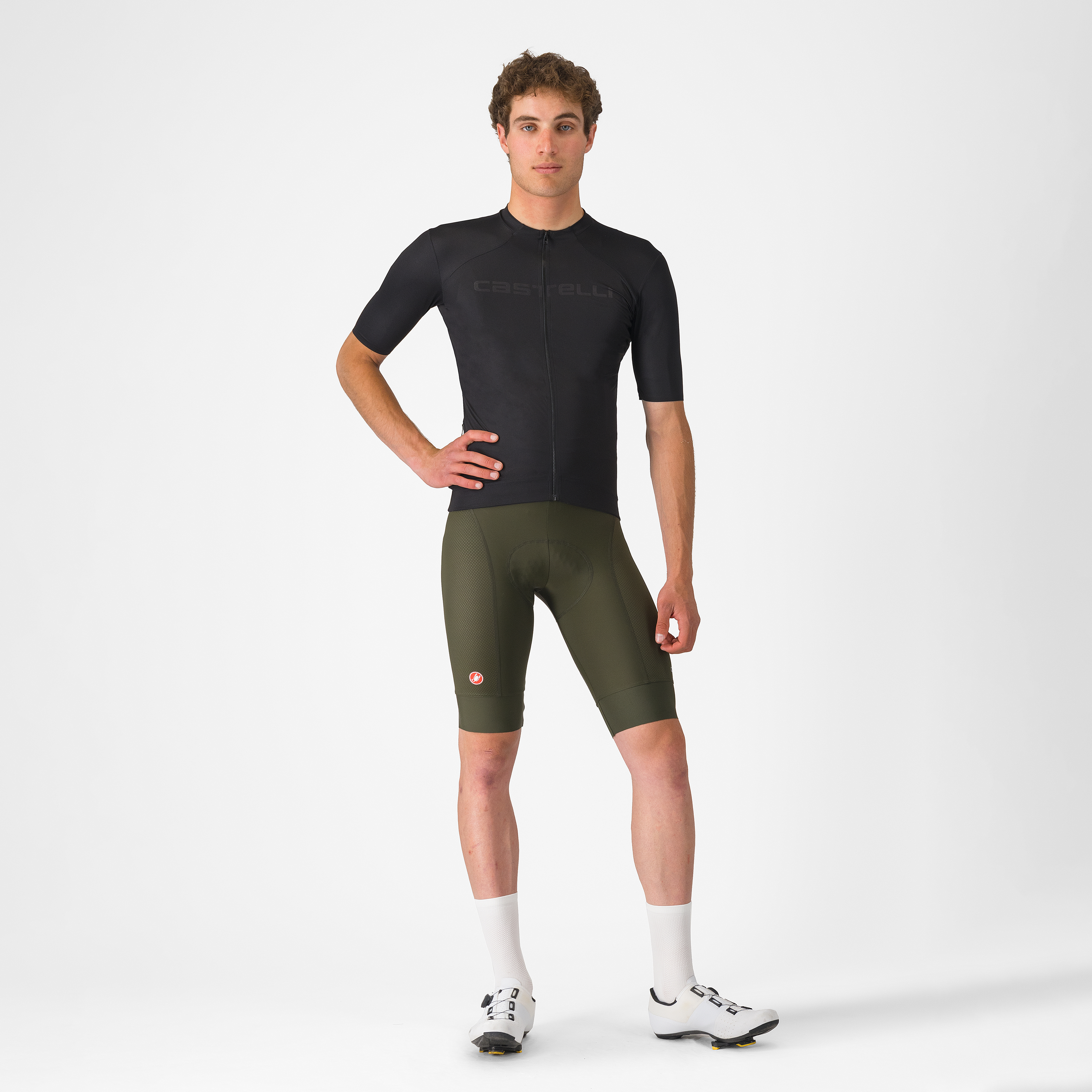 Competizione 2 bibshort - deep green - castelli