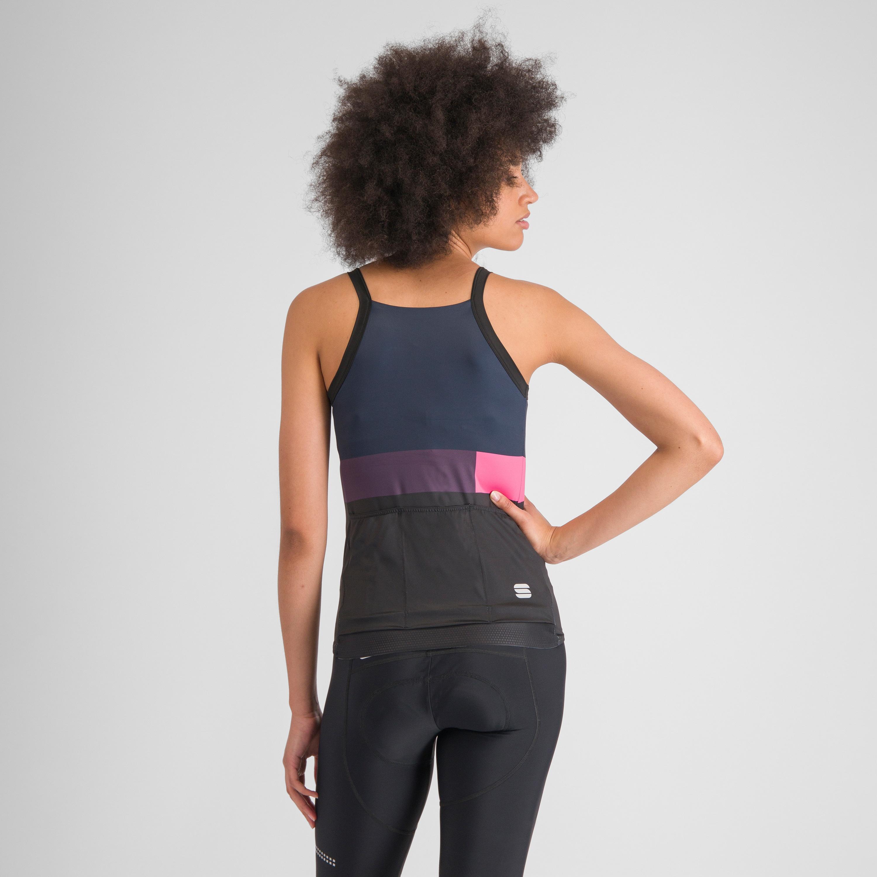 Snap w top - black galaxy blue - sportful