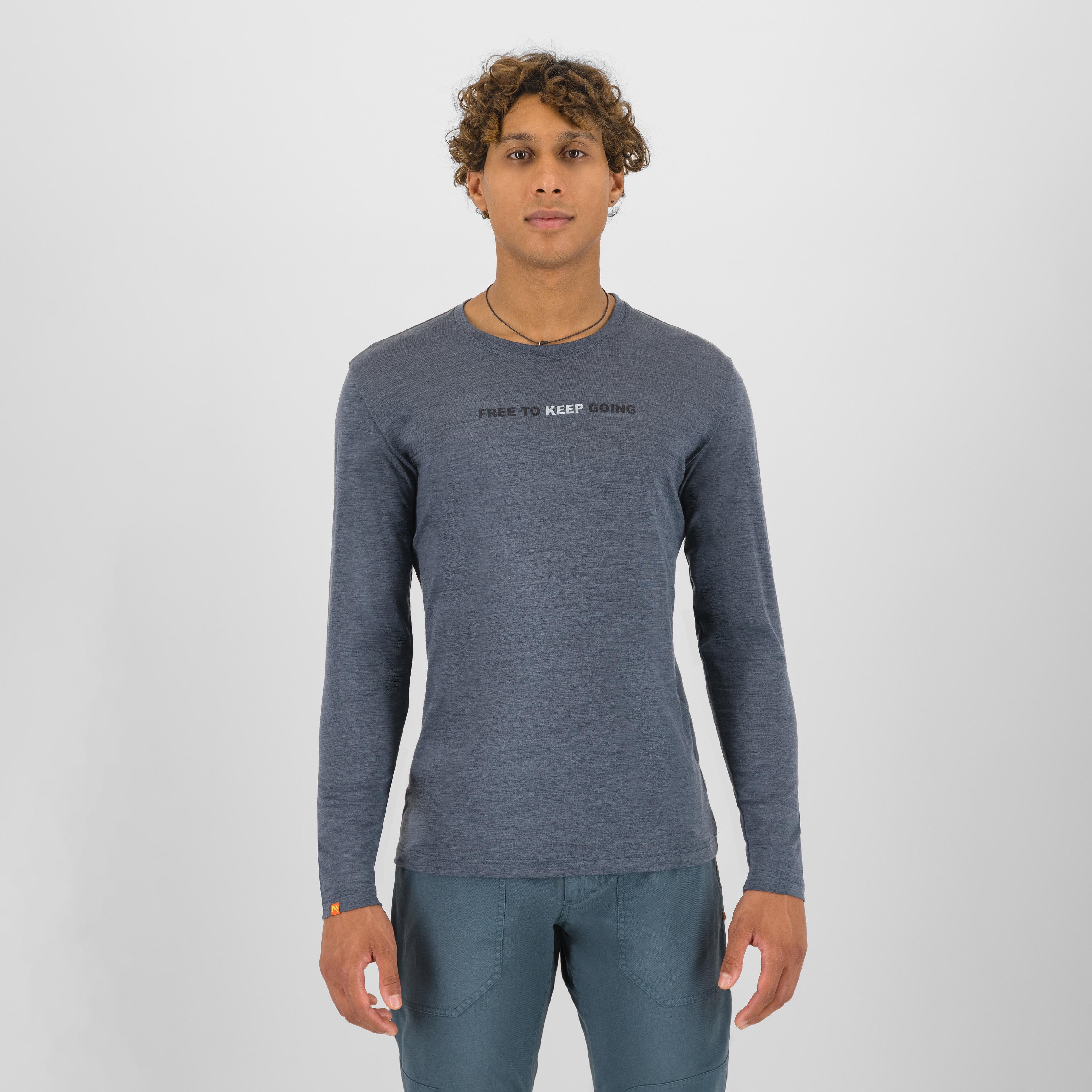Coppolo merino ls - dark slate - karpos