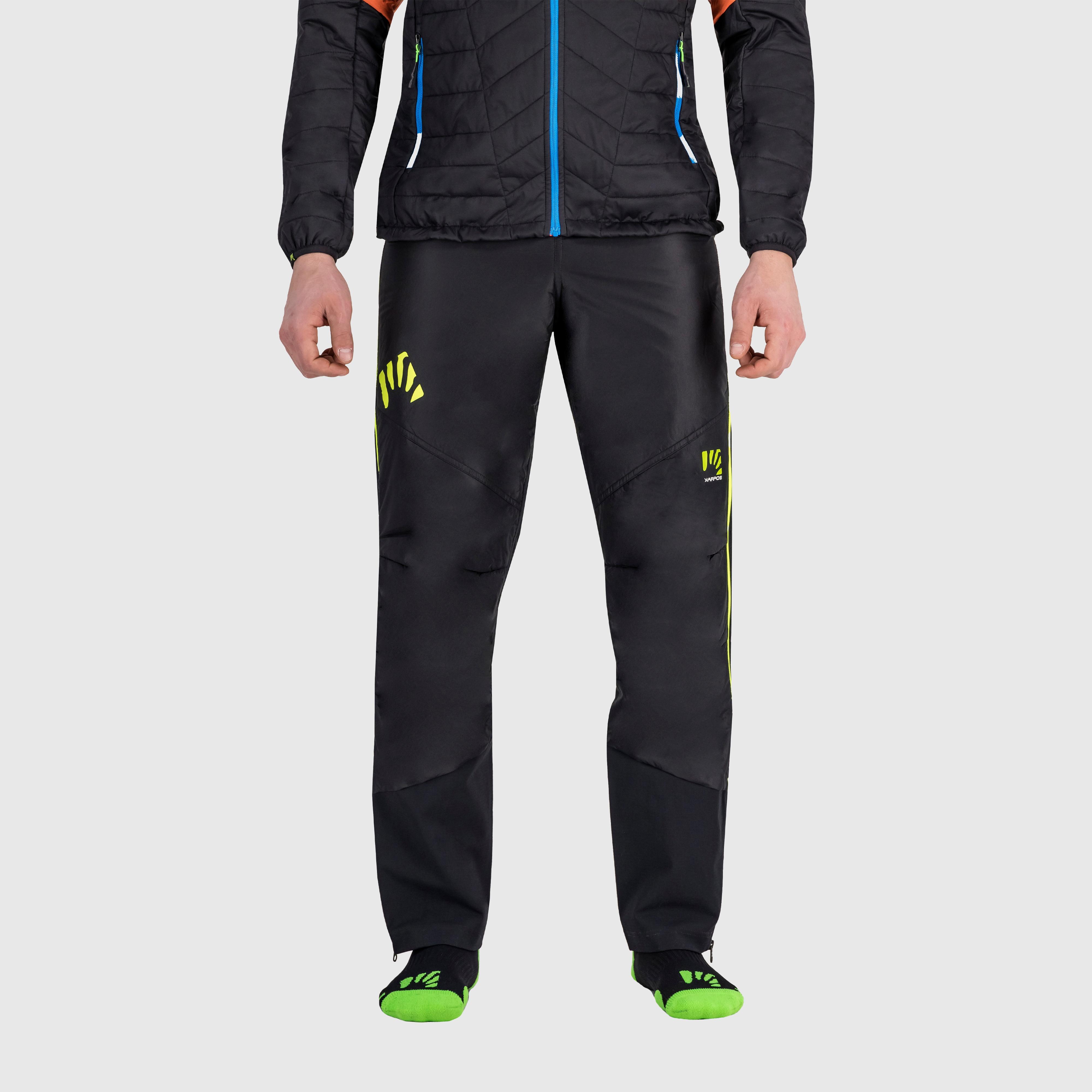 Lyskamm evo pants - black yellow fluo - karpos