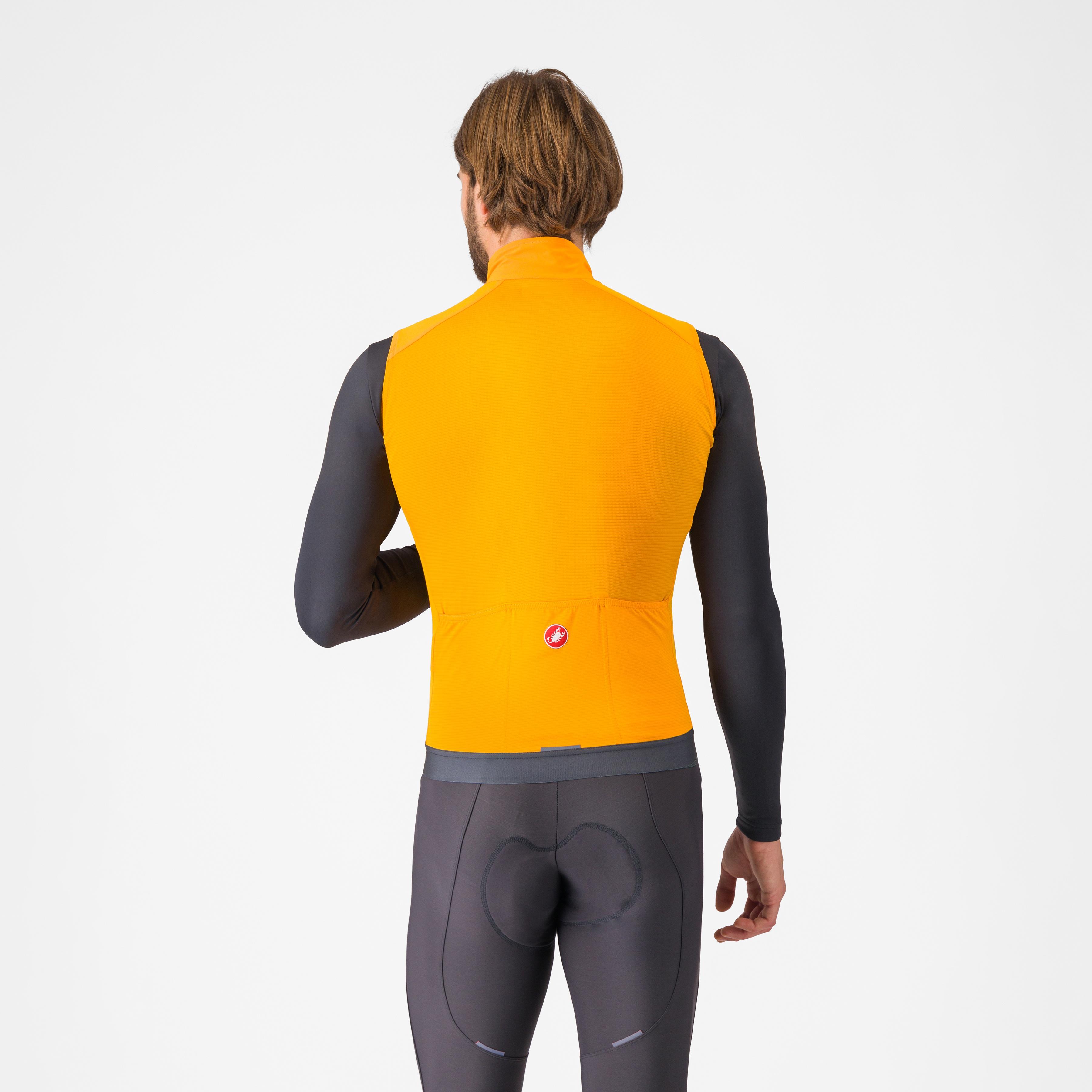 Espresso vest - vivid orange/dark gray - castelli