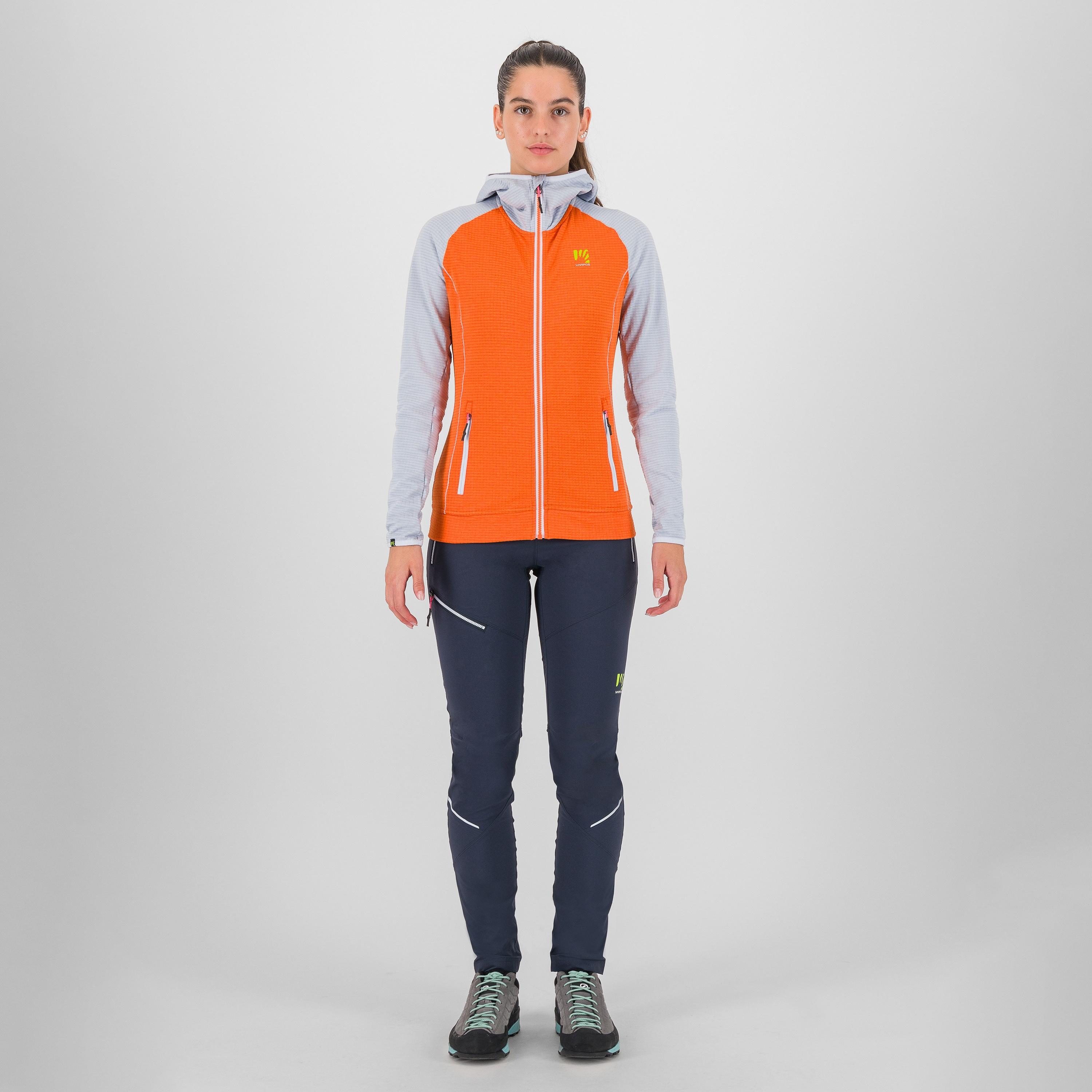 Ambrizzola w full-zip hoodie - scarlet ibis/halogen blue - karpos