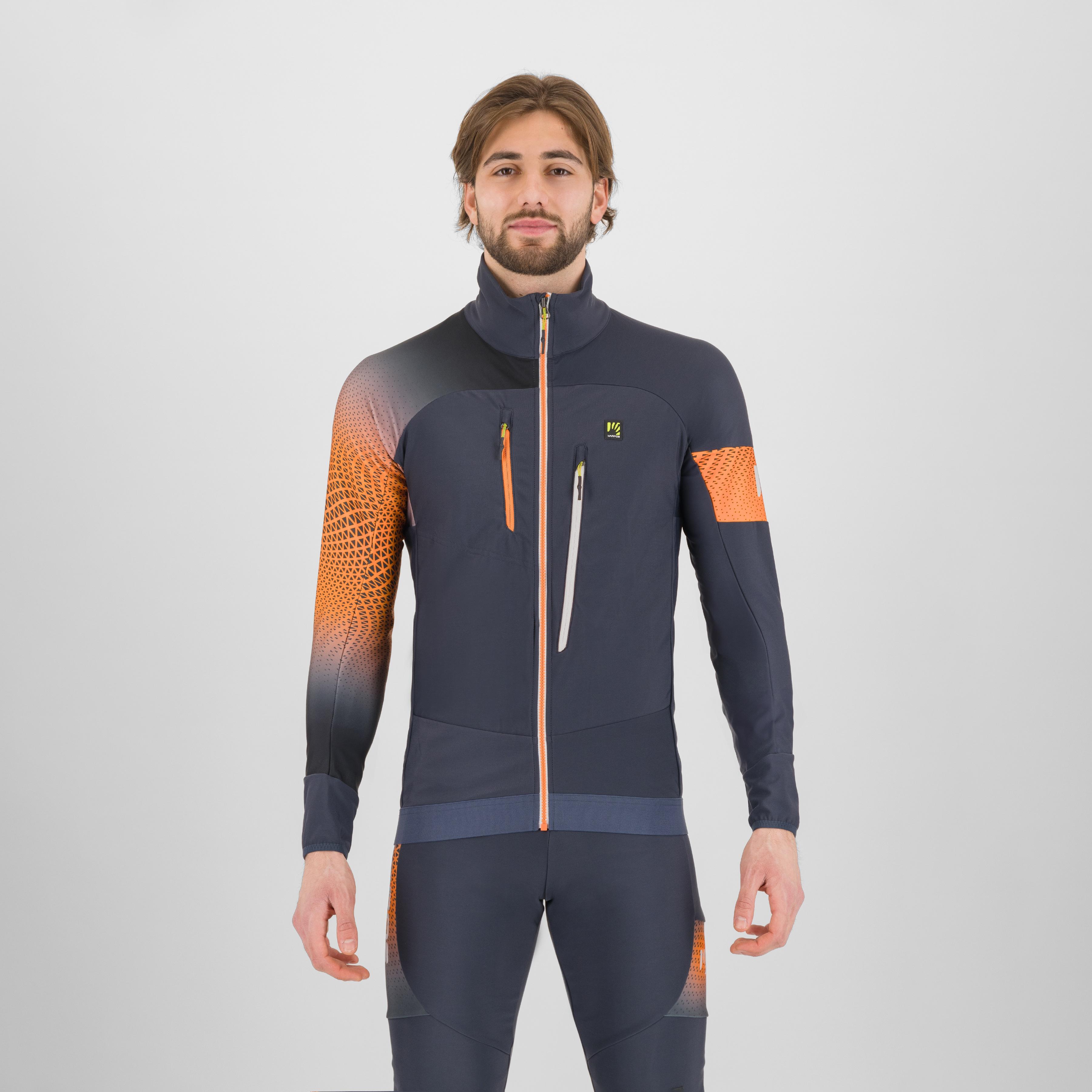 Alagna 2.0 jacket - woodl.gray/vibr.orange - karpos