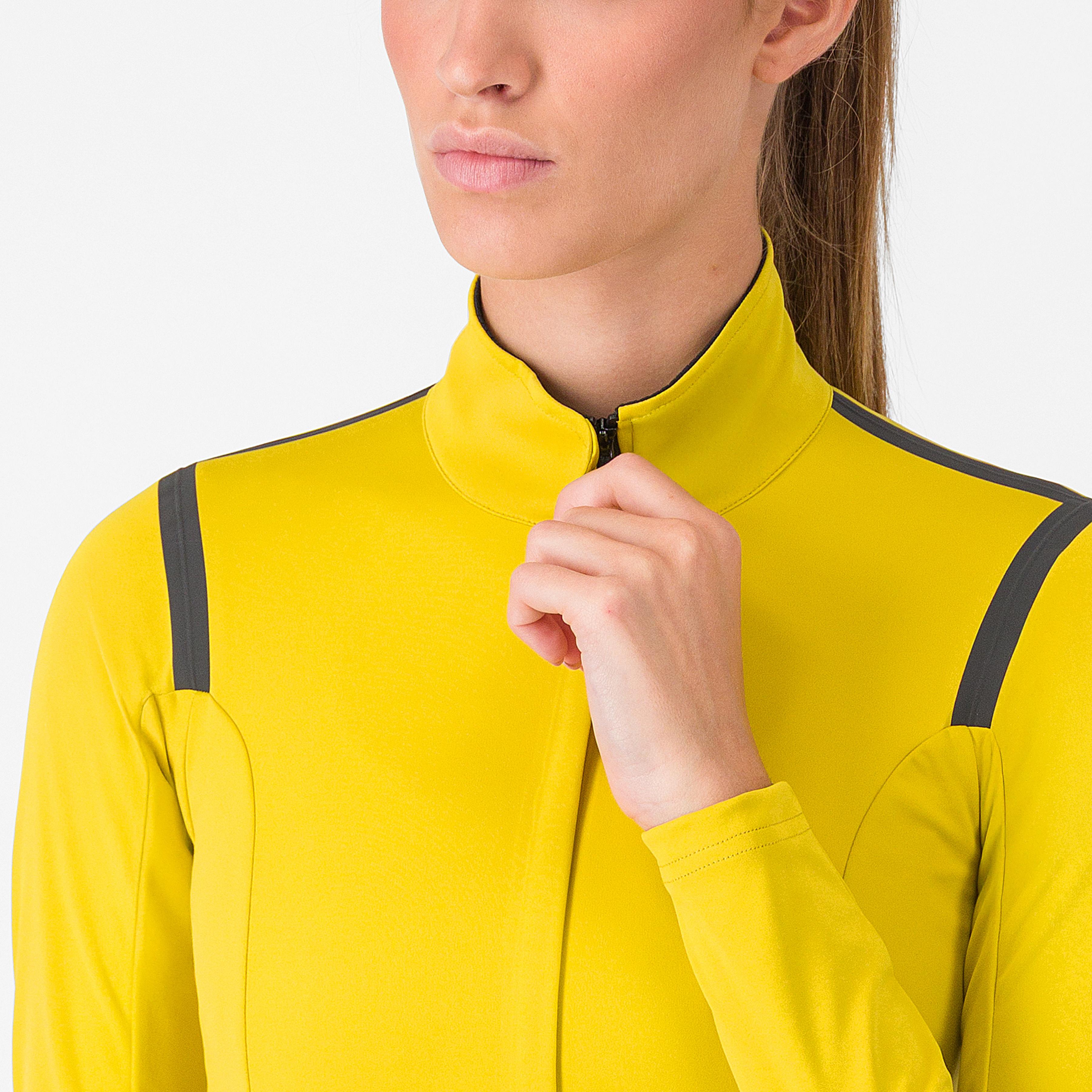 Perfetto ros 3 w jacket - mango mojito/black reflex - castelli