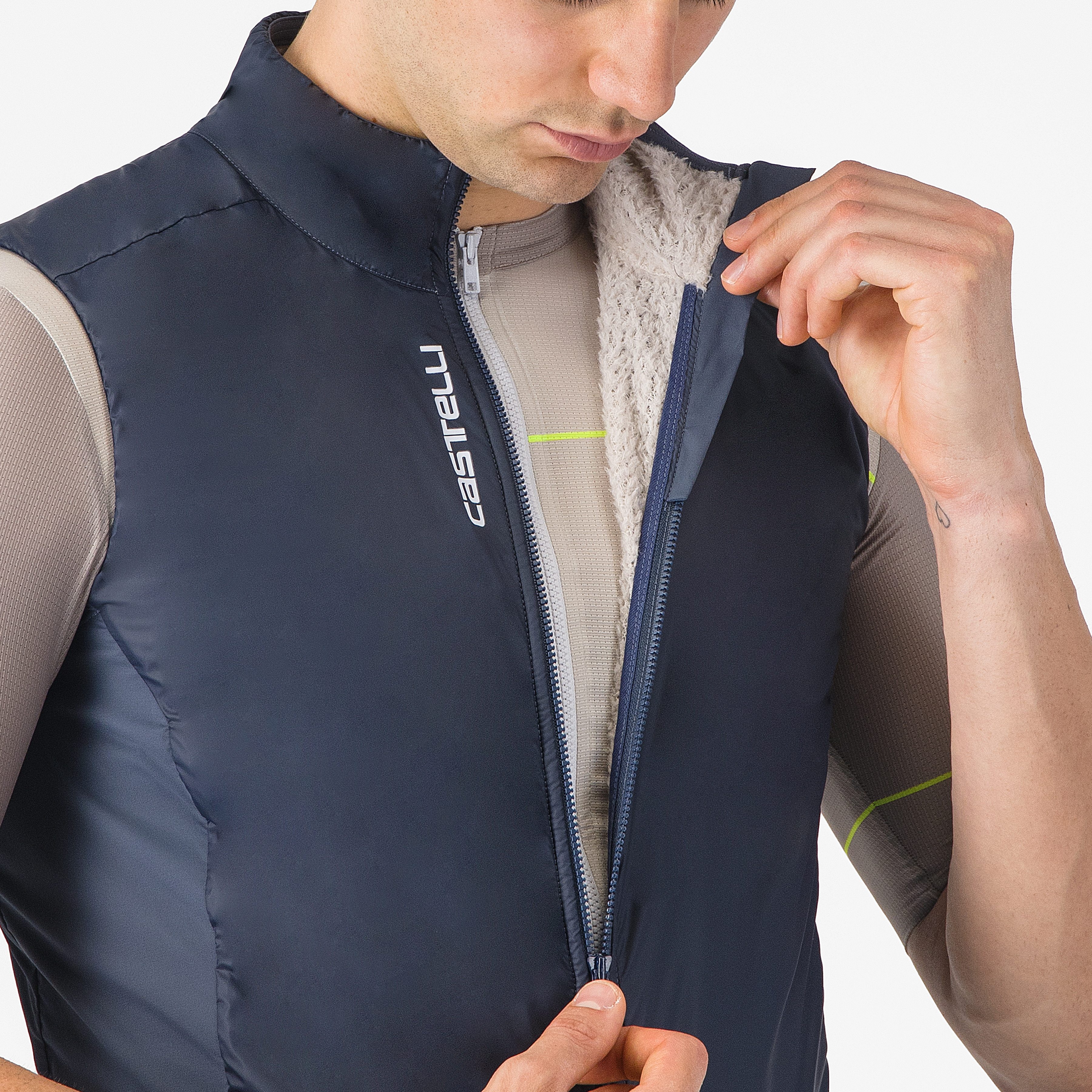 Fly direct vest - twilight blue/silver gray - castelli
