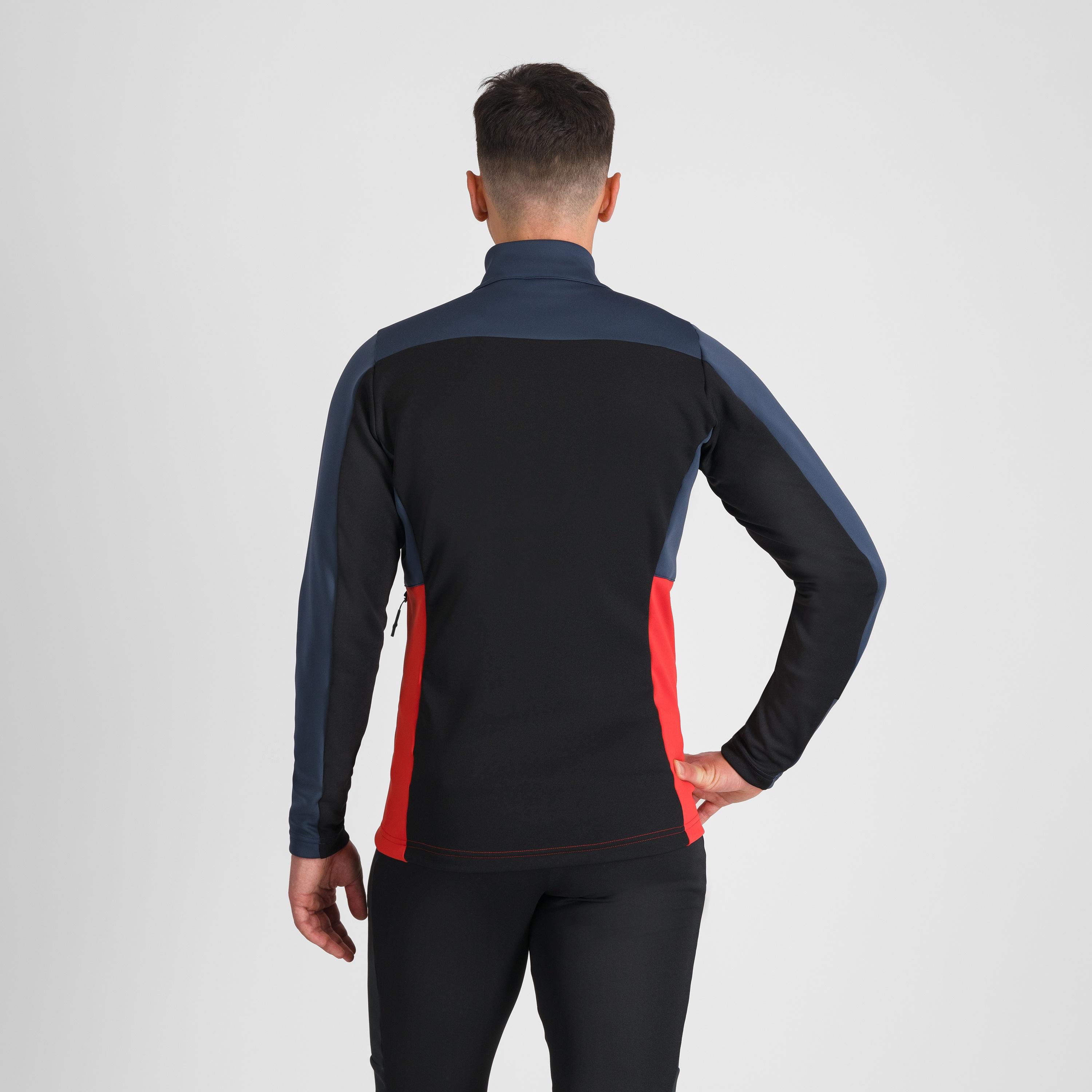 Engadin jacket - galaxy blue/tango red - sportful