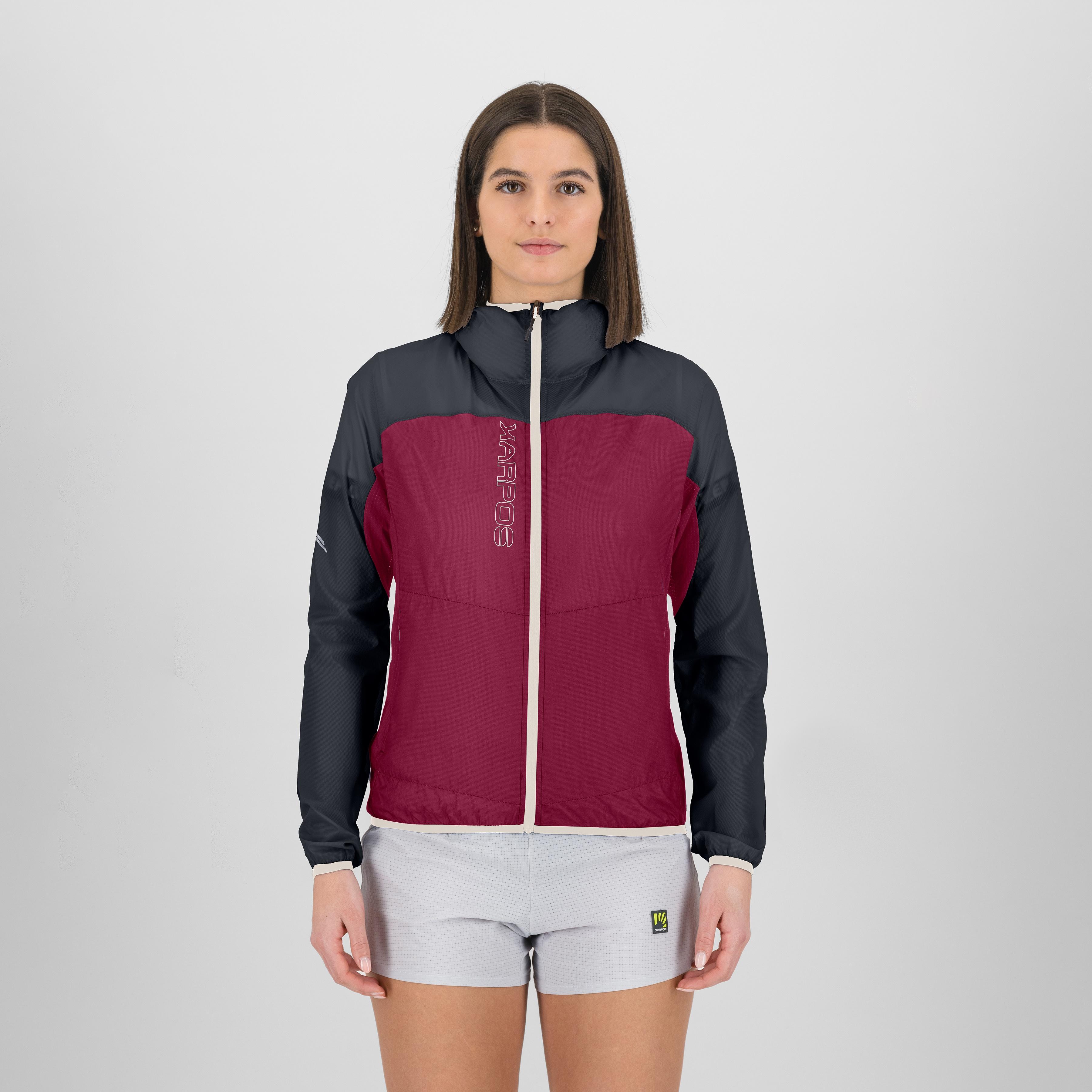 Lavaredo wind w jacket - beet red/vulcan - karpos