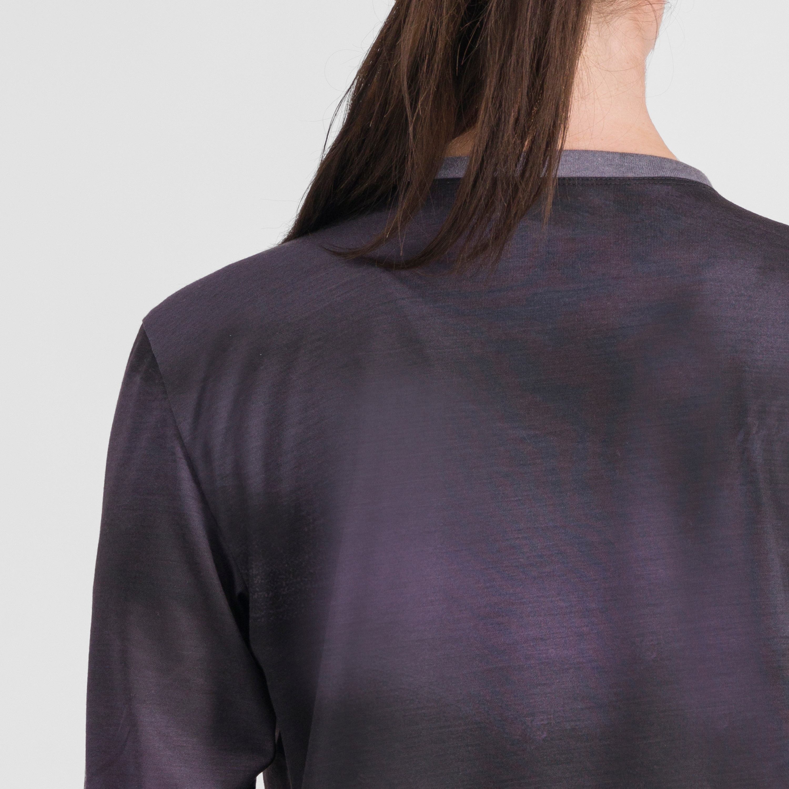 Flow giara w tee long sleeve - mud - sportful