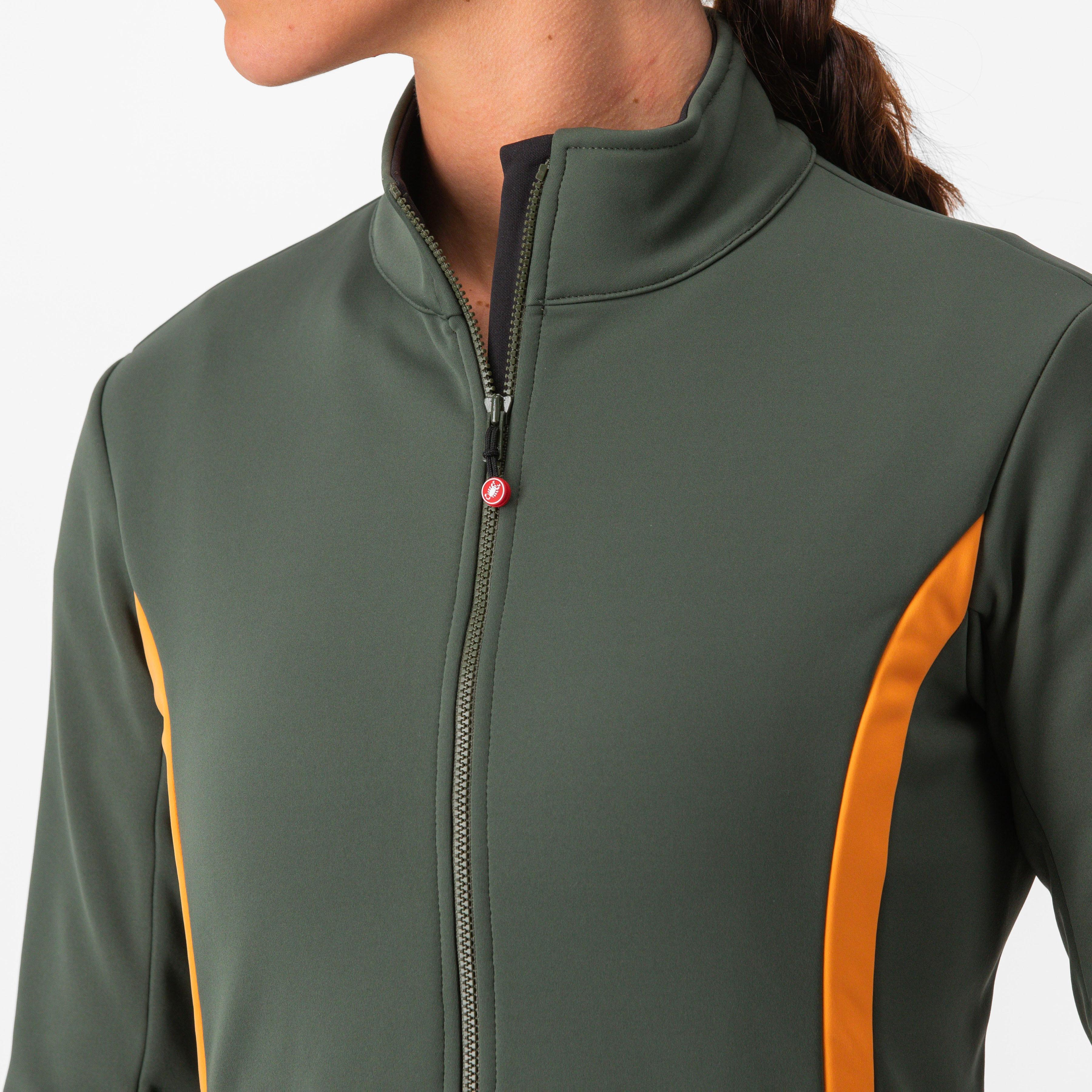 Dinamica 2 jacket - military green/melon - castelli