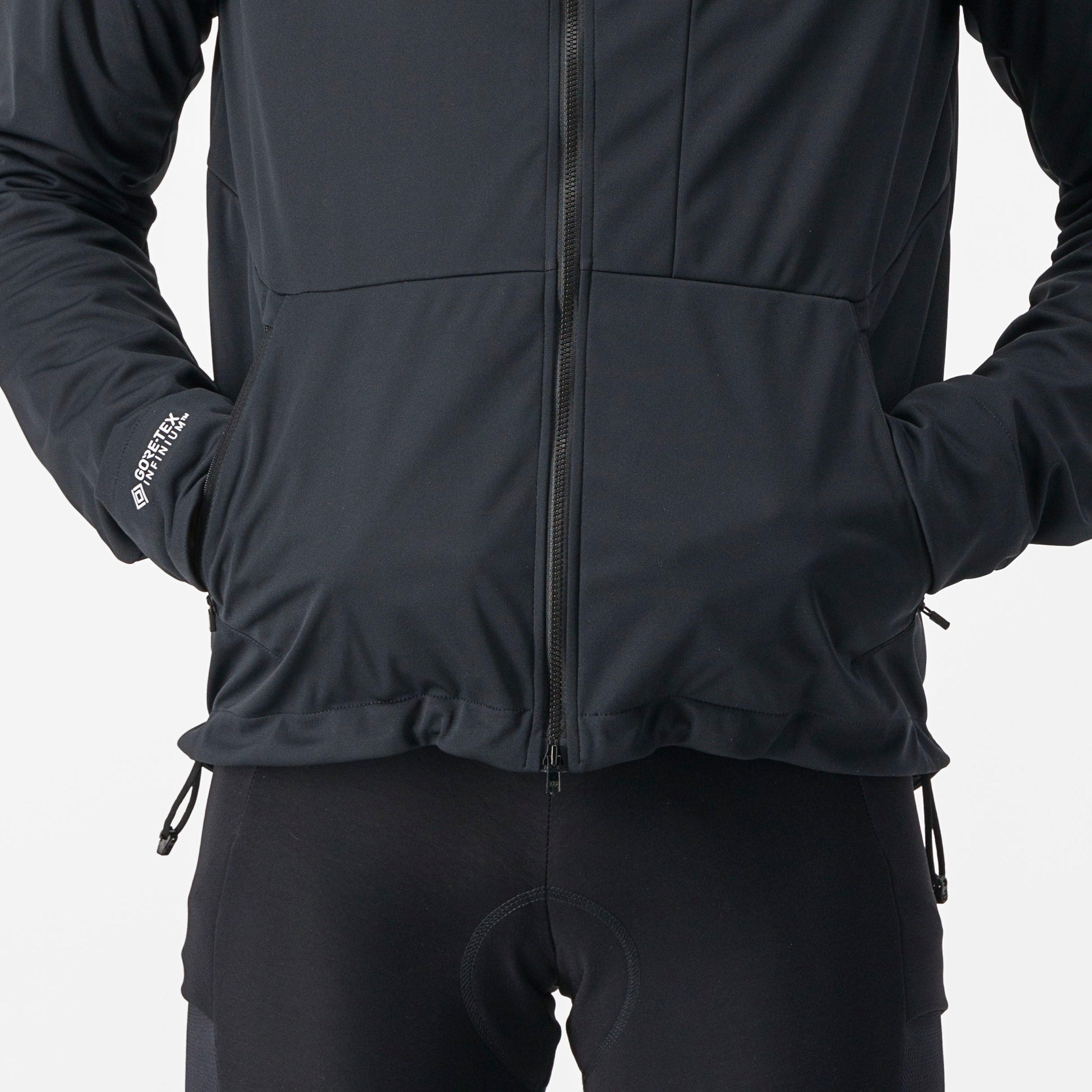 Trail hoodie jacket - light black - castelli