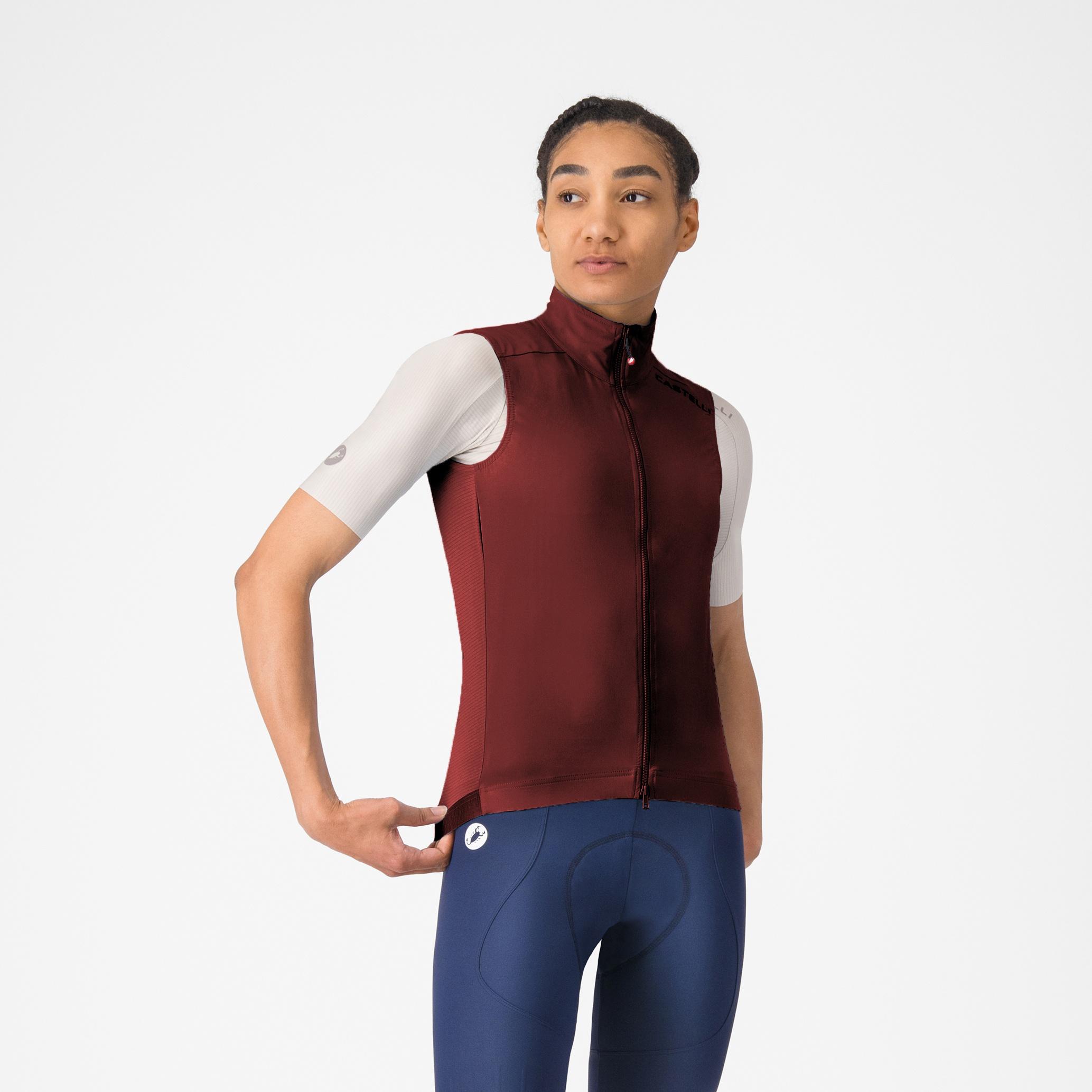 Espresso 2 w vest - garnet - castelli
