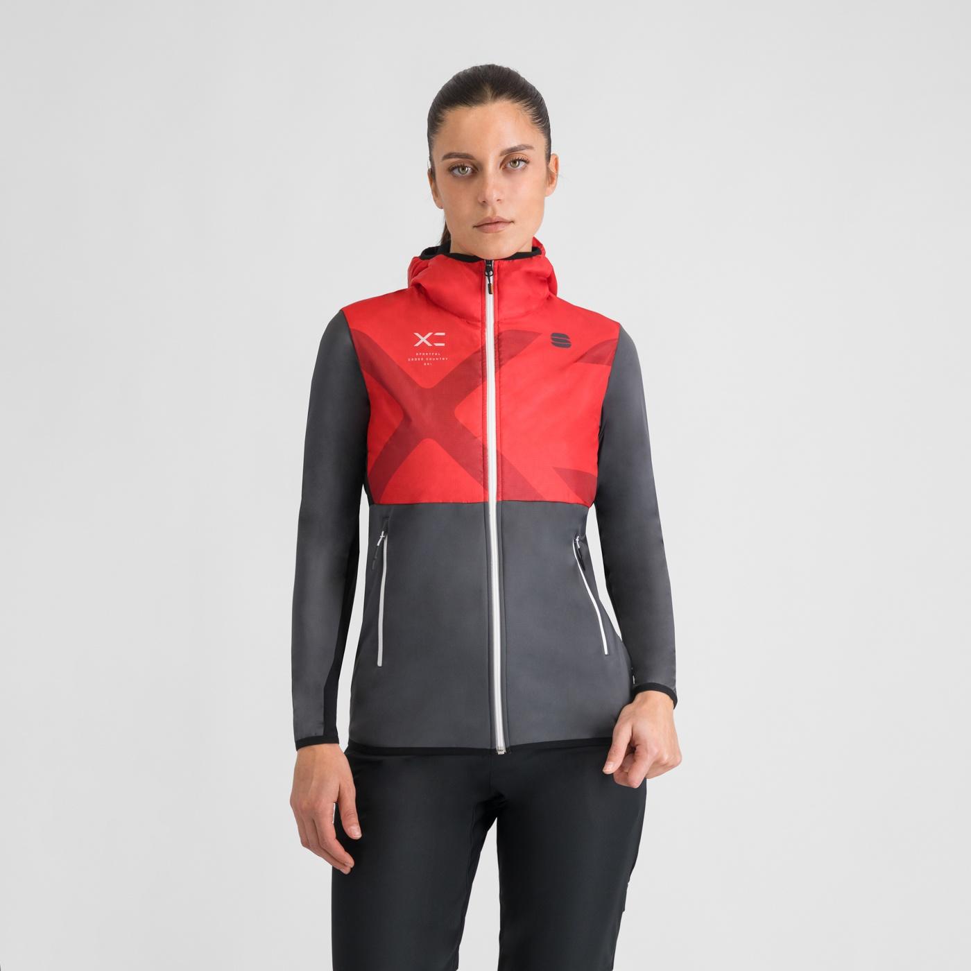 Rythmo w jacket - black oyster/hibiscus - sportful