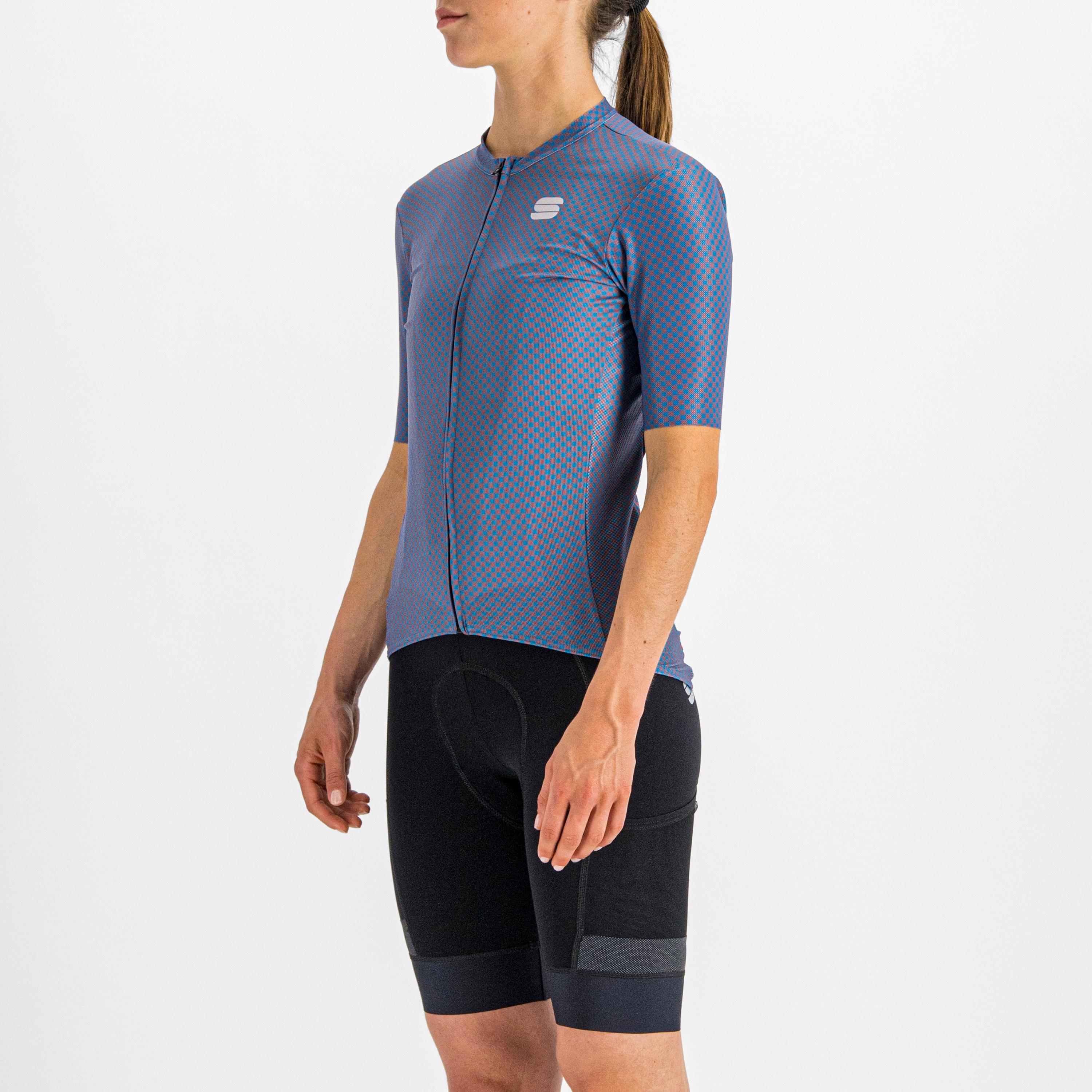 Checkmate w jersey - berry blue mauve - sportful