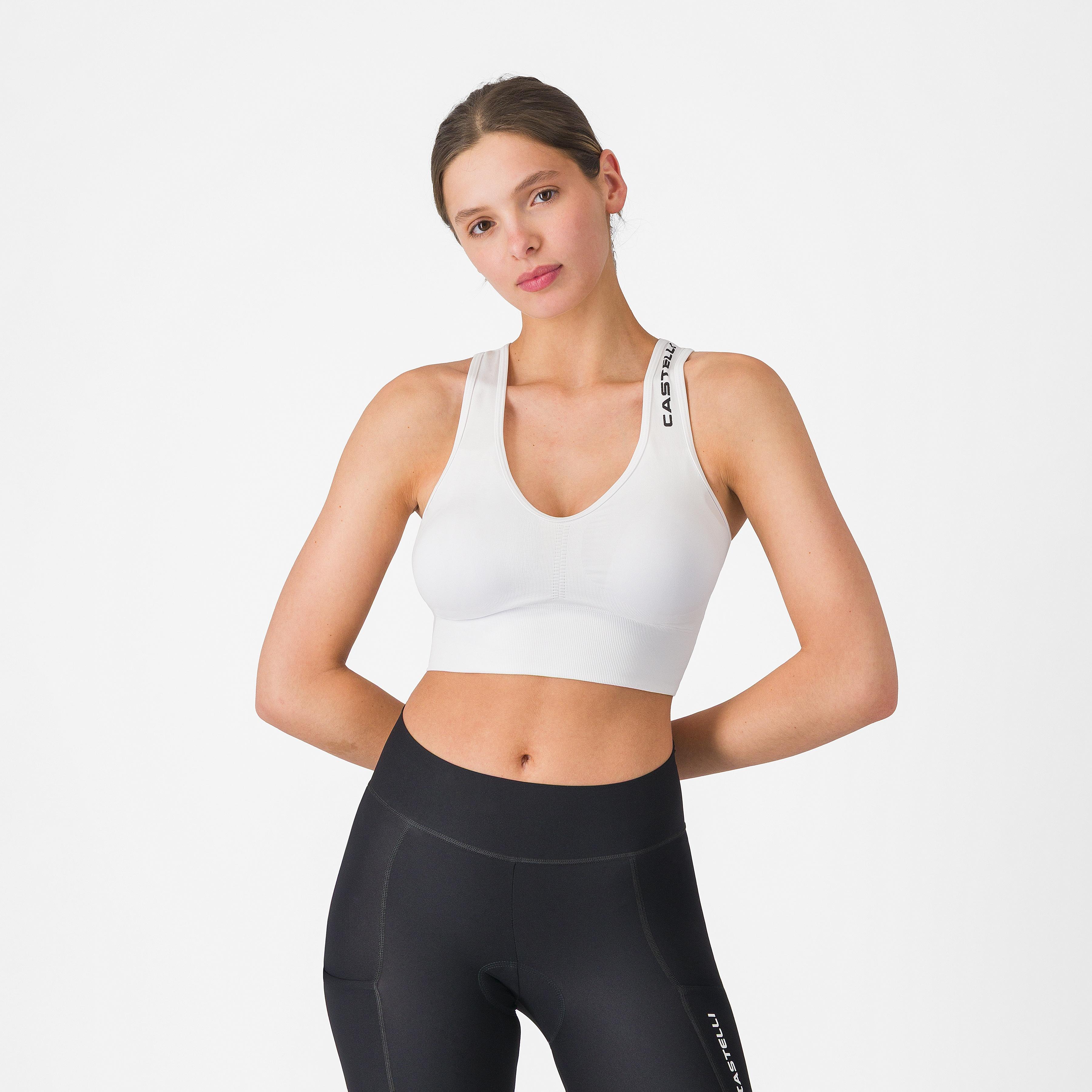 Comfort travel crop top - white - castelli