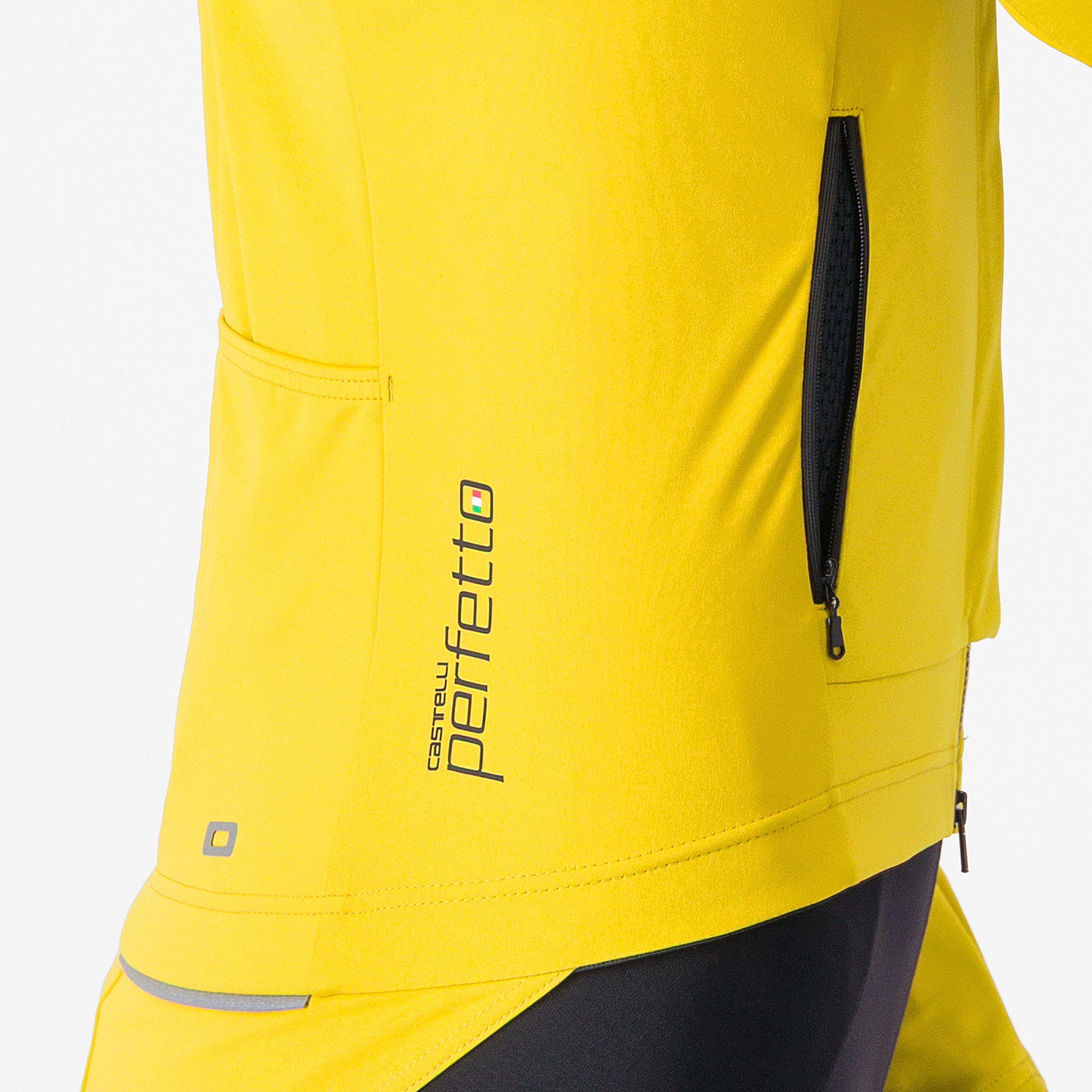 Perfetto ros 3 w jacket - mango mojito/black reflex - castelli