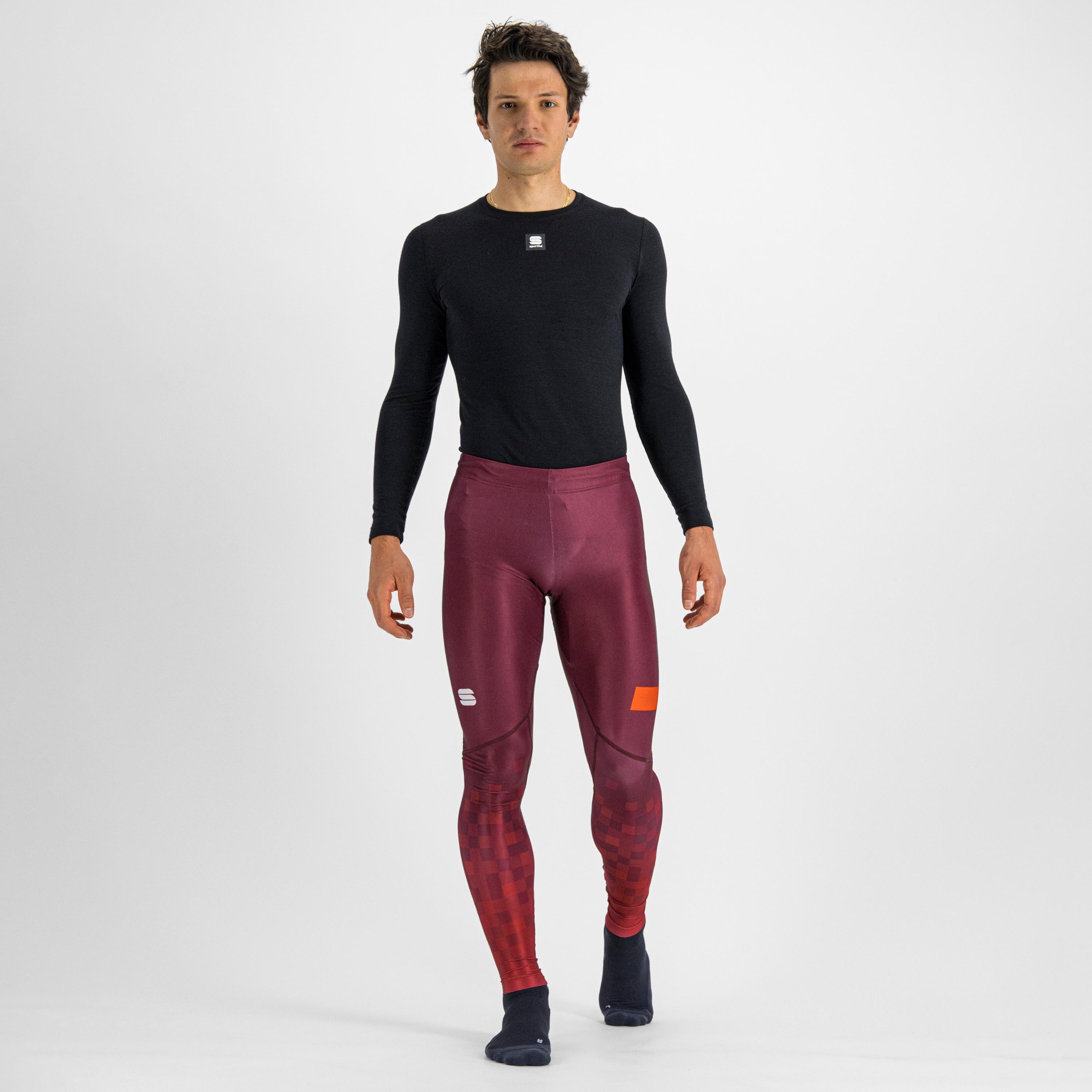 Squadra tight - red wine / red rumba - sportful