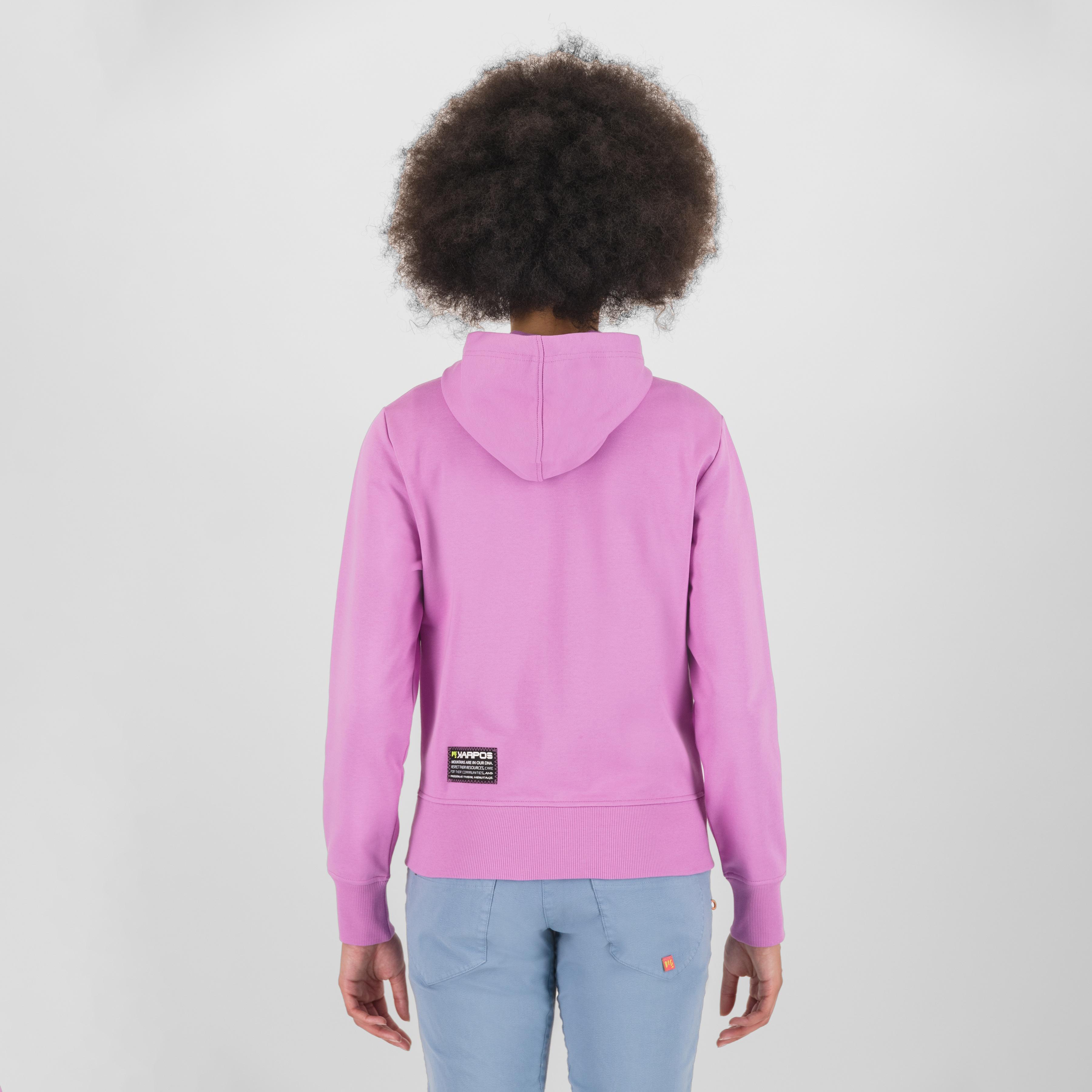 Volpe w full zip hoodie - bloom - karpos