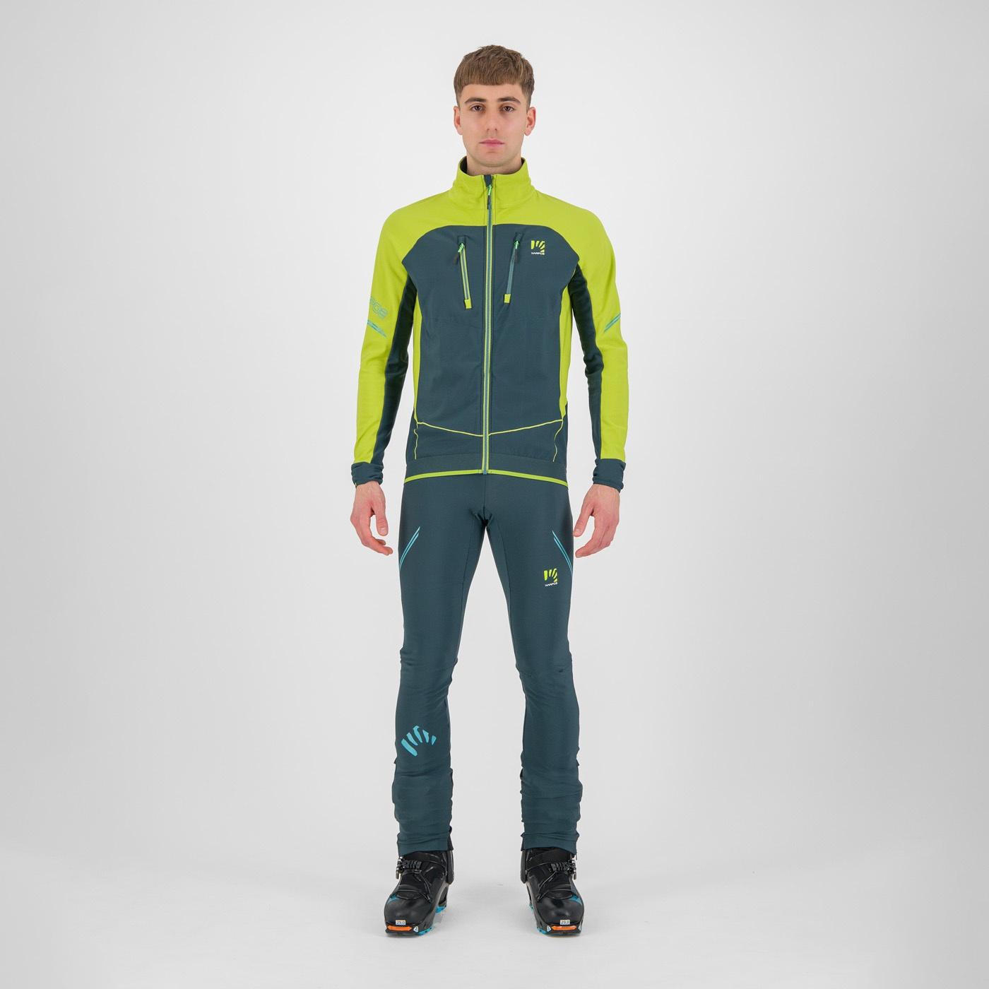 Alagna evo jacket - forest/kiwi colada - karpos