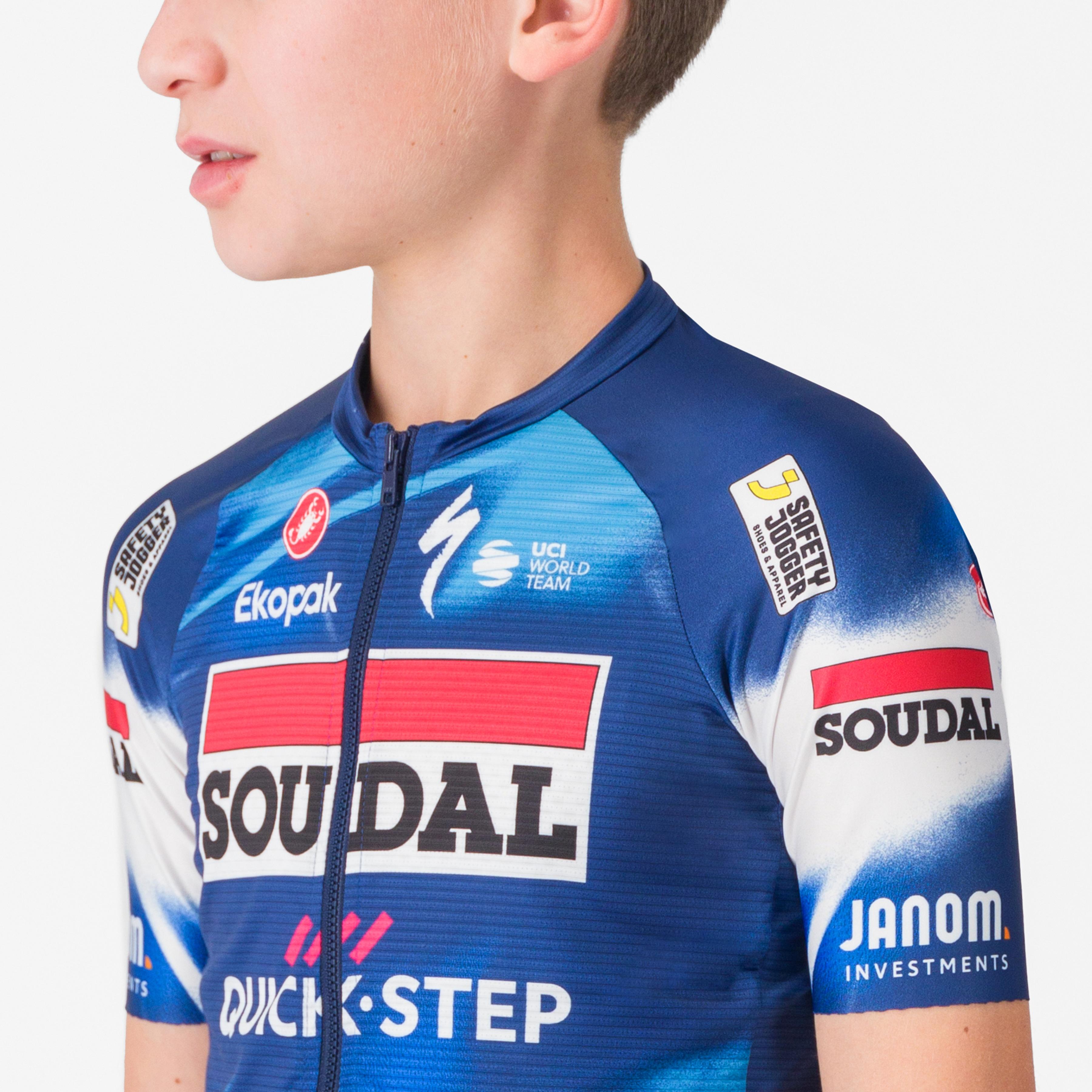 Aero kid jersey - blue/red - castelli