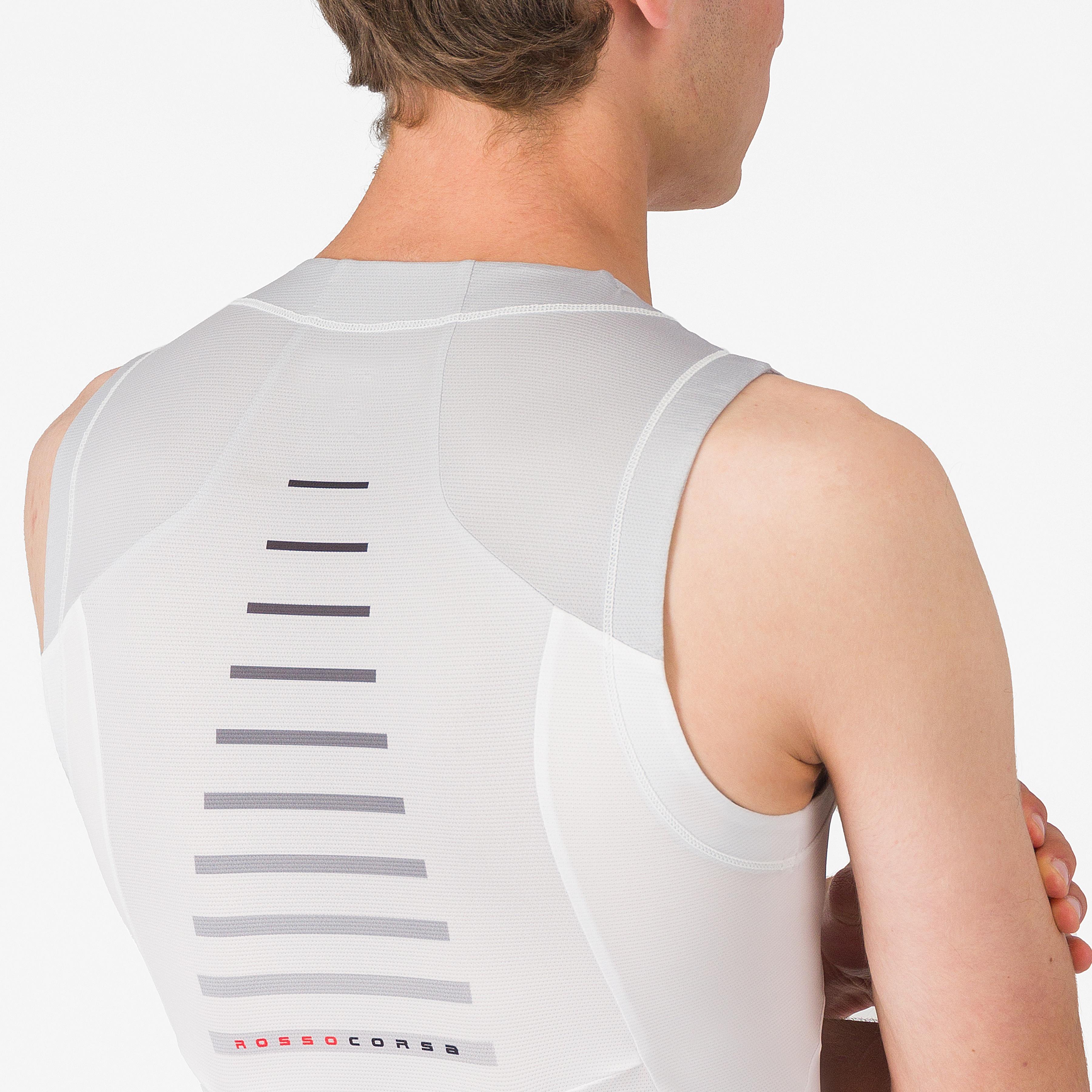 Free speed 3 top - white/silver gray - castelli