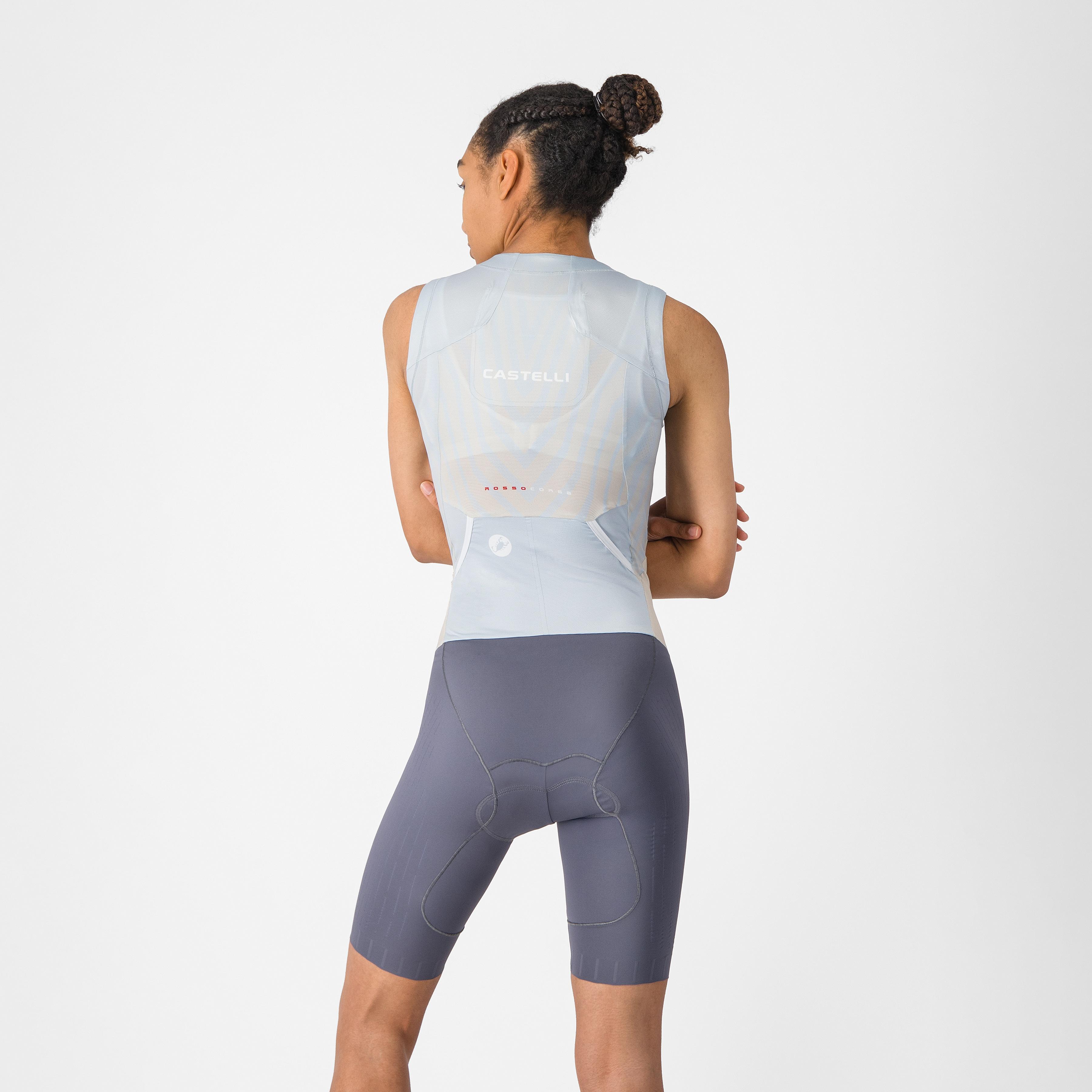 Free sanremo 3 w suit sleeveless - winter sky/silver moon-smoky g - castelli