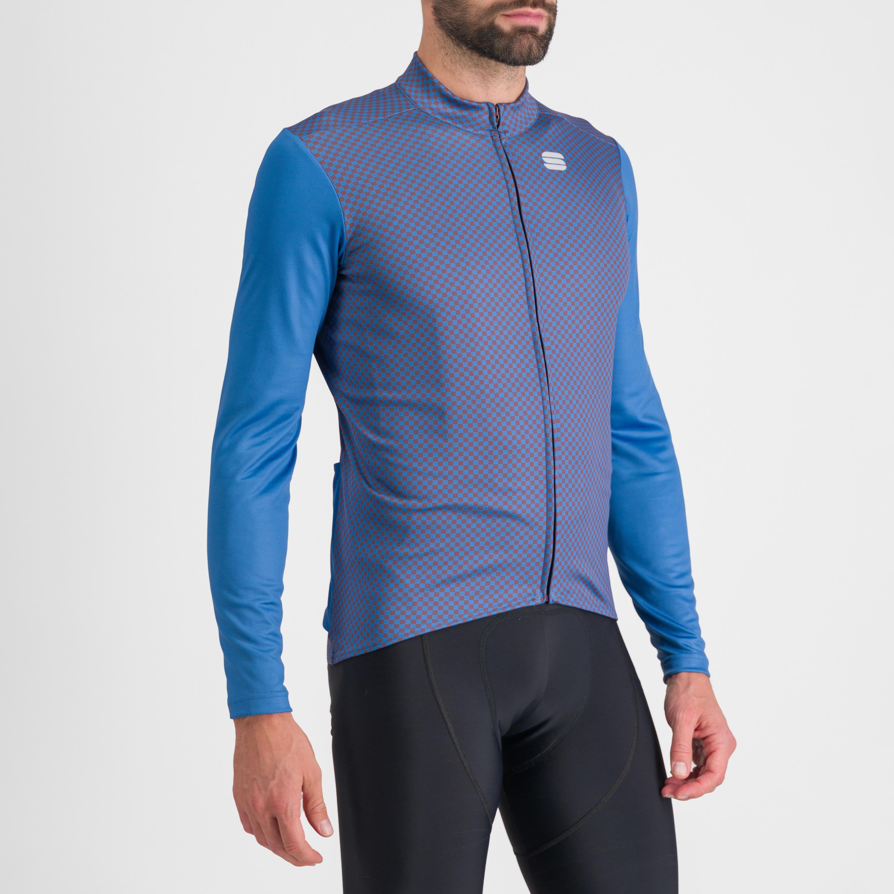 Checkmate thermal jersey - blue denim huckleberry - sportful