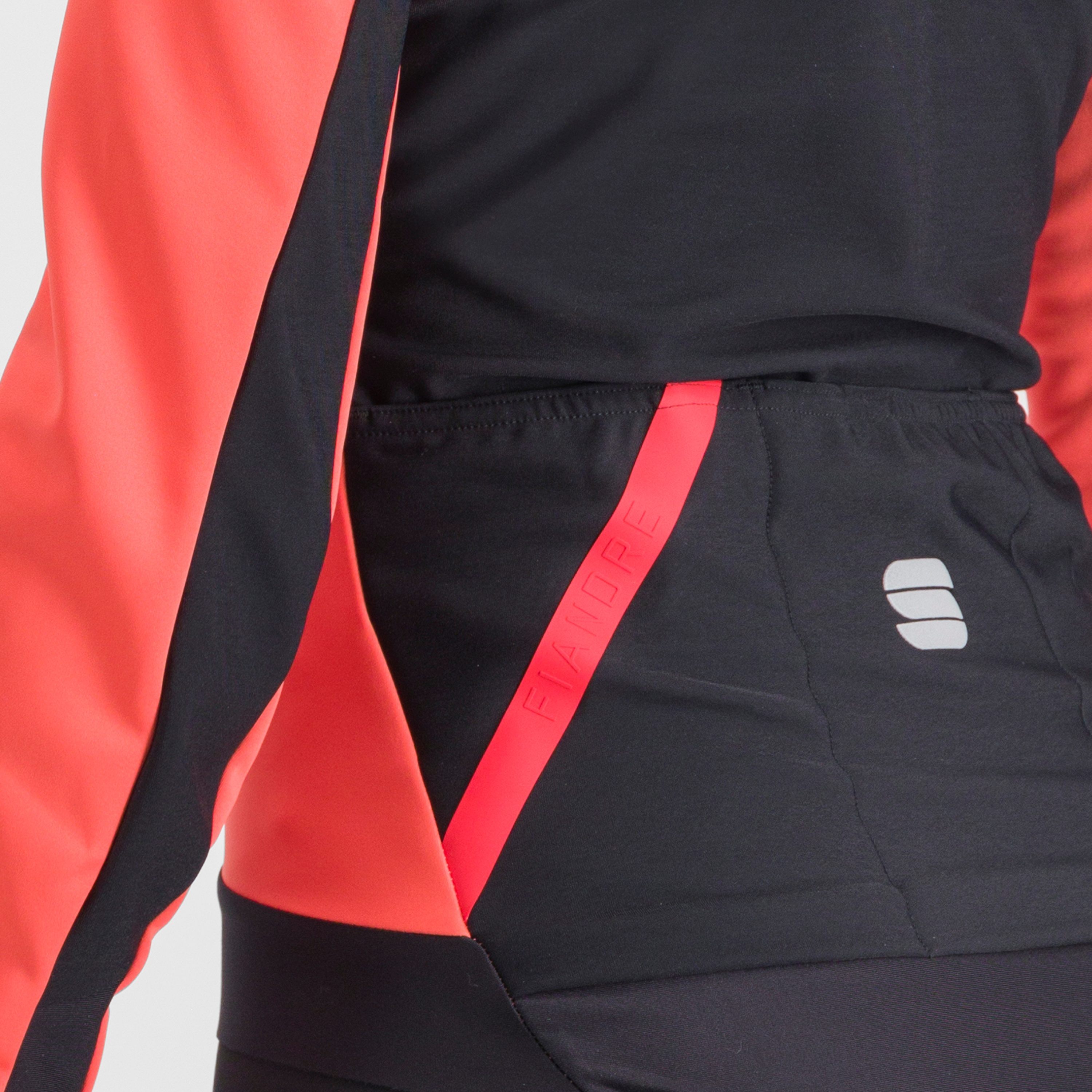 Fiandre medium w jacket - pompelmo - sportful