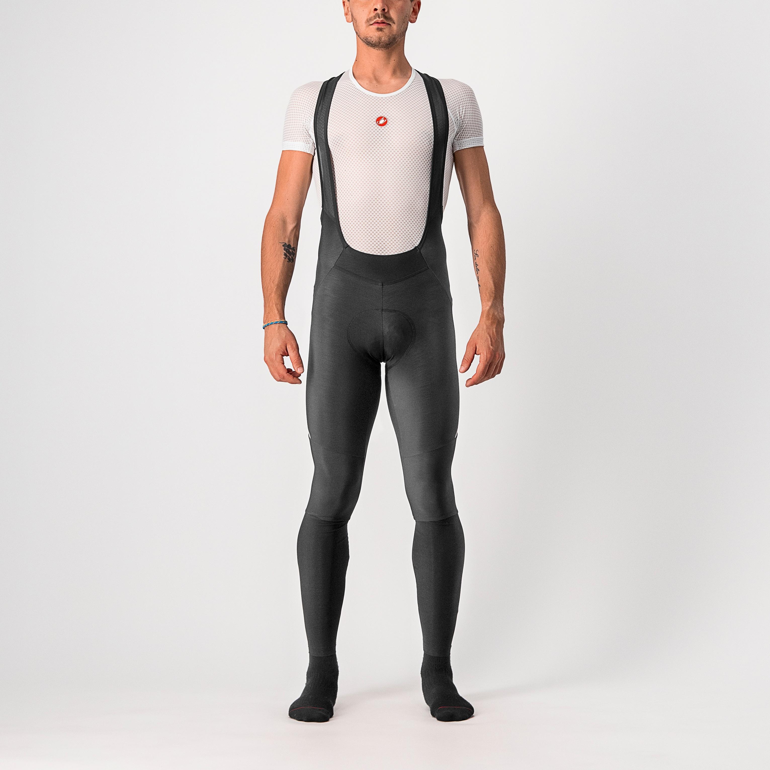 Velocissimo 5 bibtight - black/silver reflex - castelli