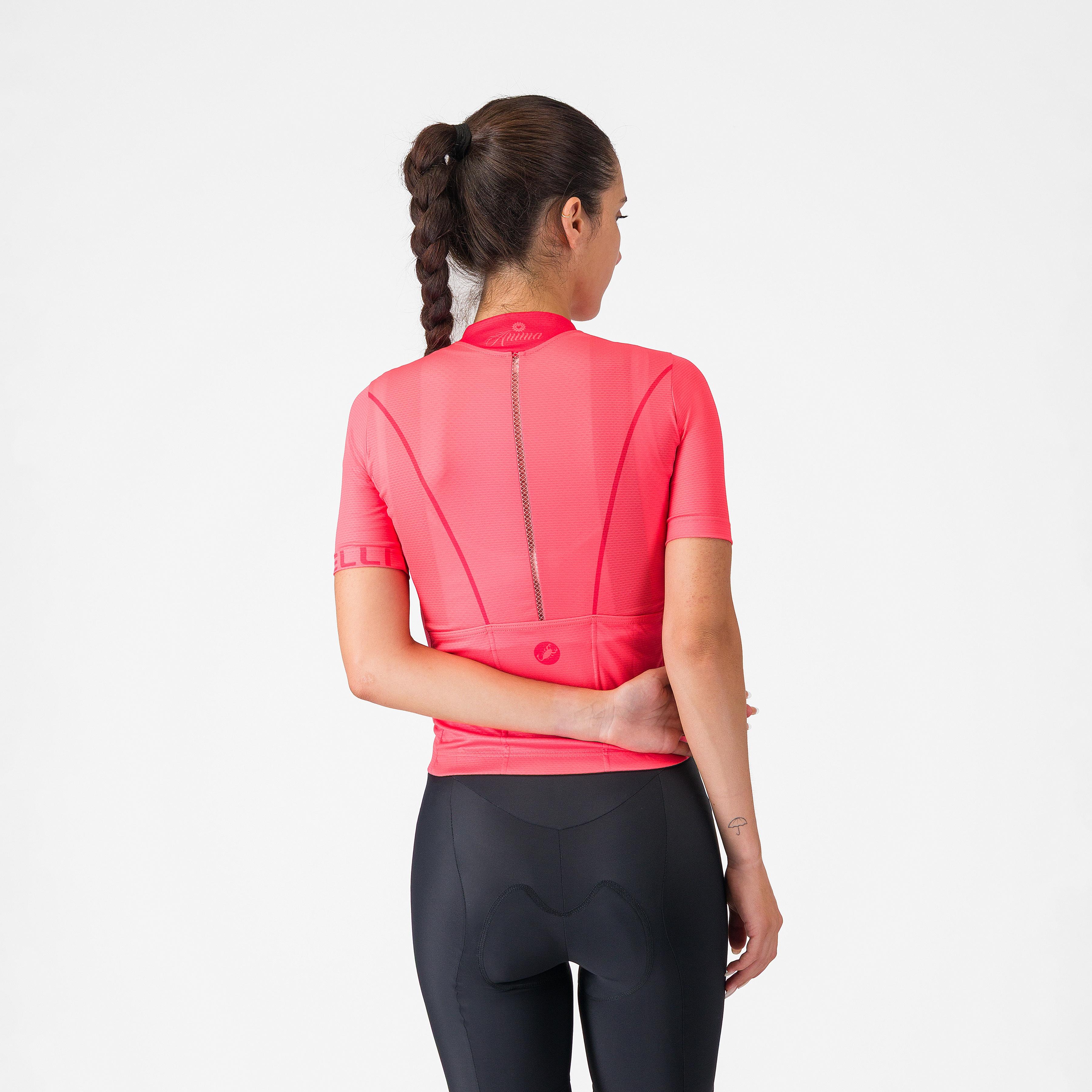 Anima flow jersey - brilliant pink/hibiscus - castelli