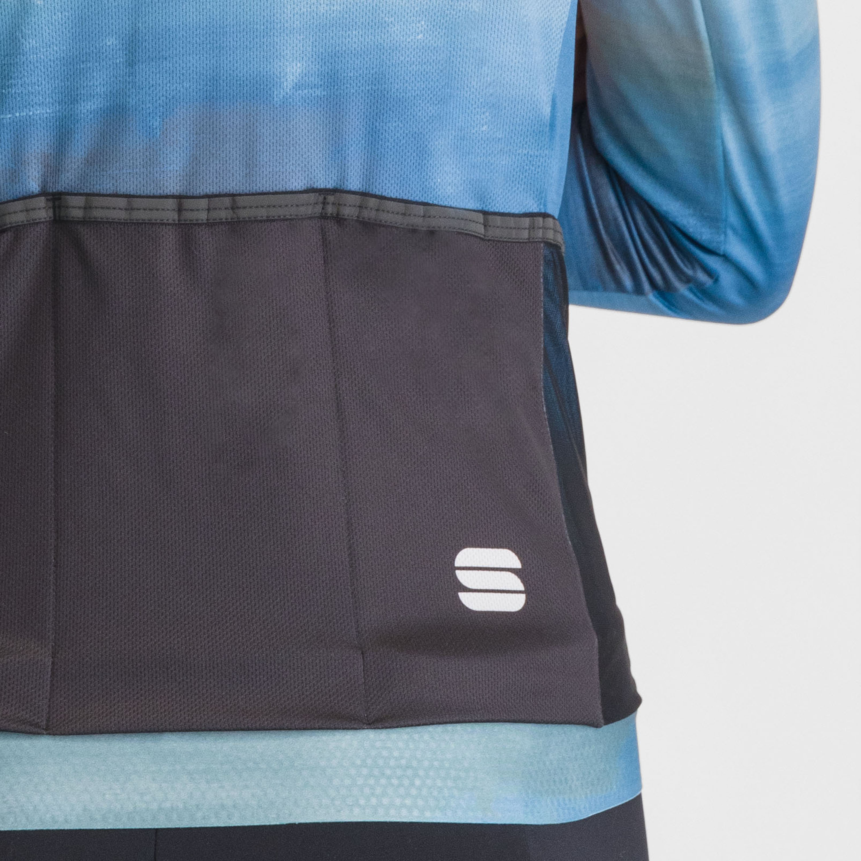 Flow supergiara w thermal jersey - blue vintage - sportful