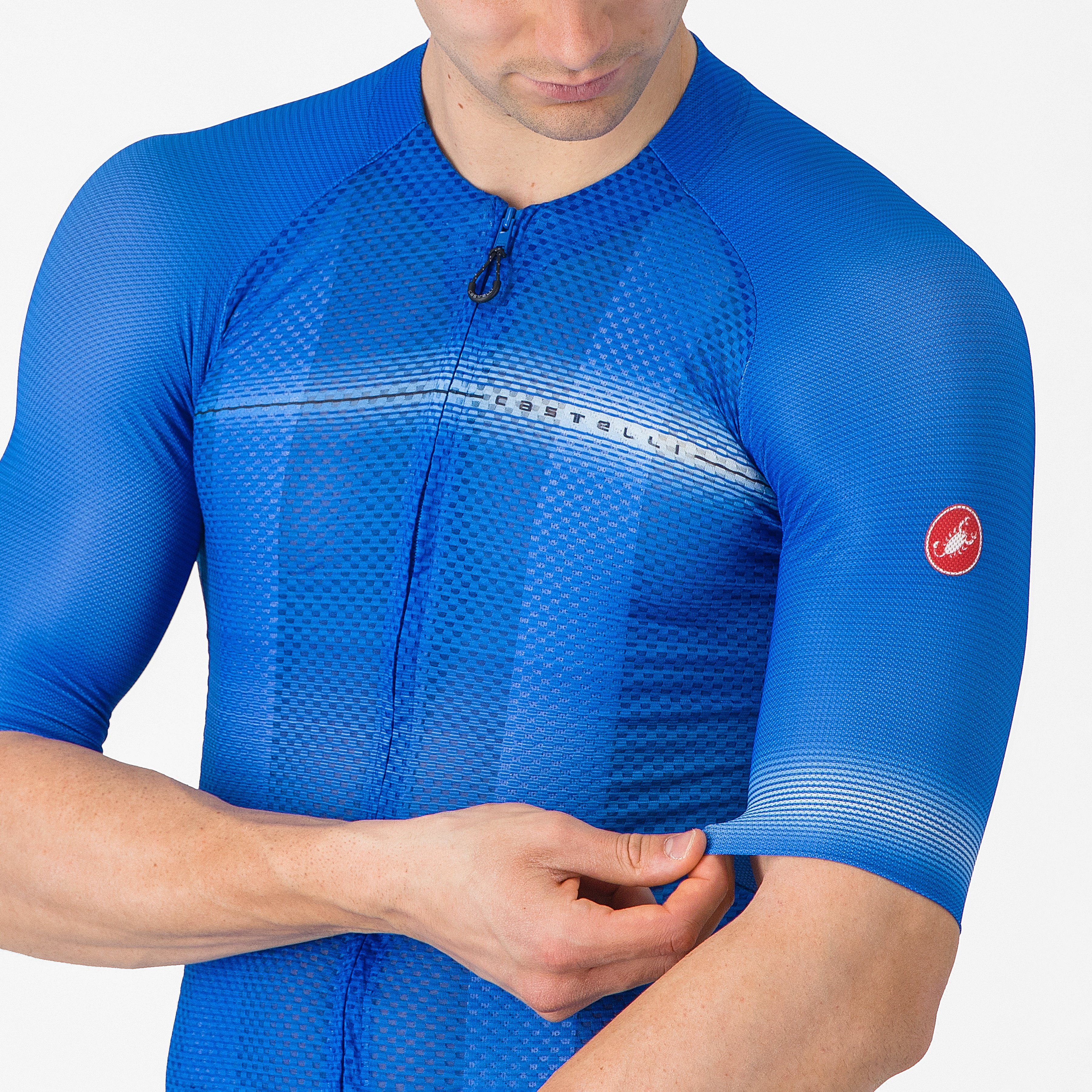 Climber's a/c jersey - azzurro italia/belgian blue - castelli
