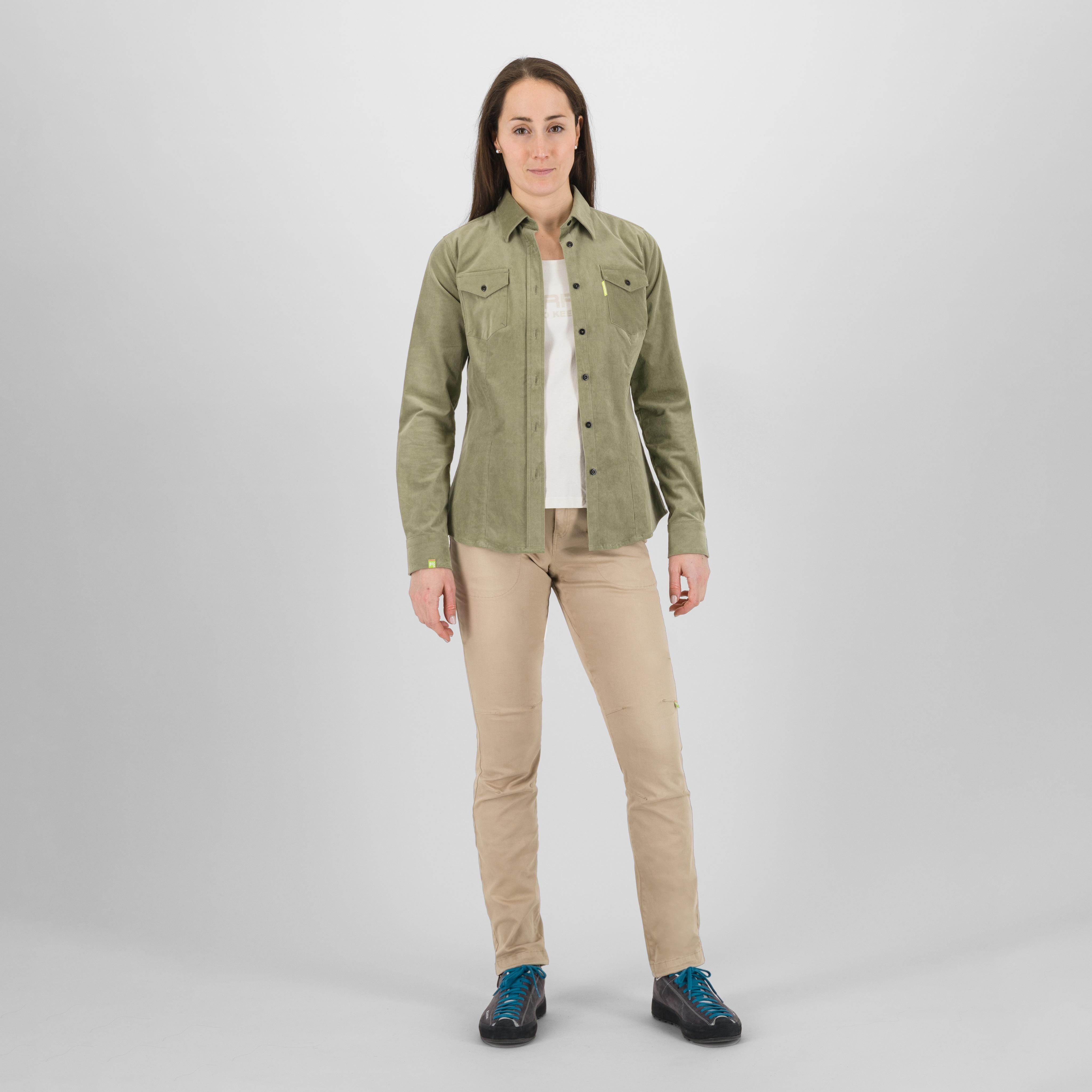 Abete w shirt - oil green - karpos