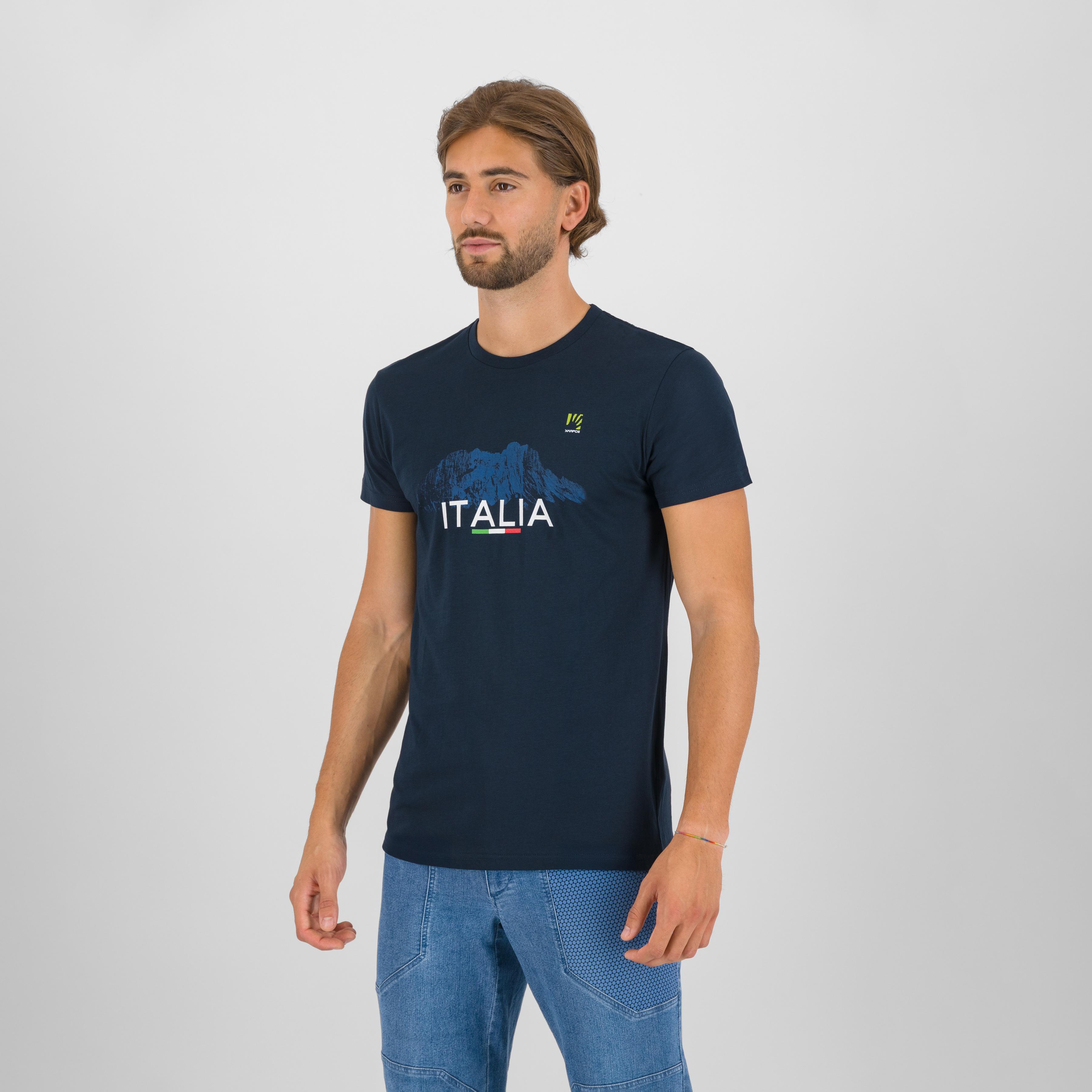 Italia cotton t-shirt - italia - karpos