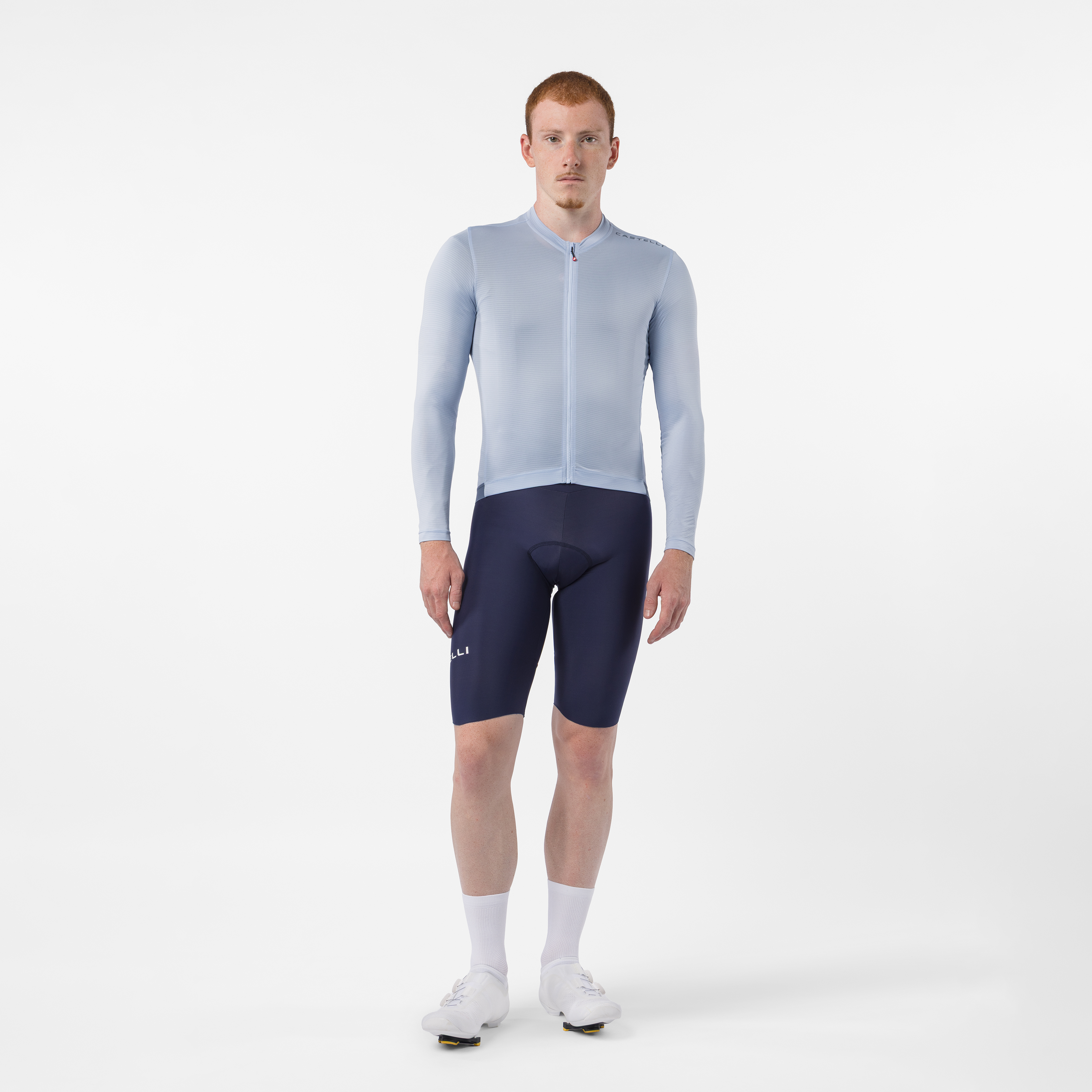 Espresso thermal bibshort - belgian blue - castelli