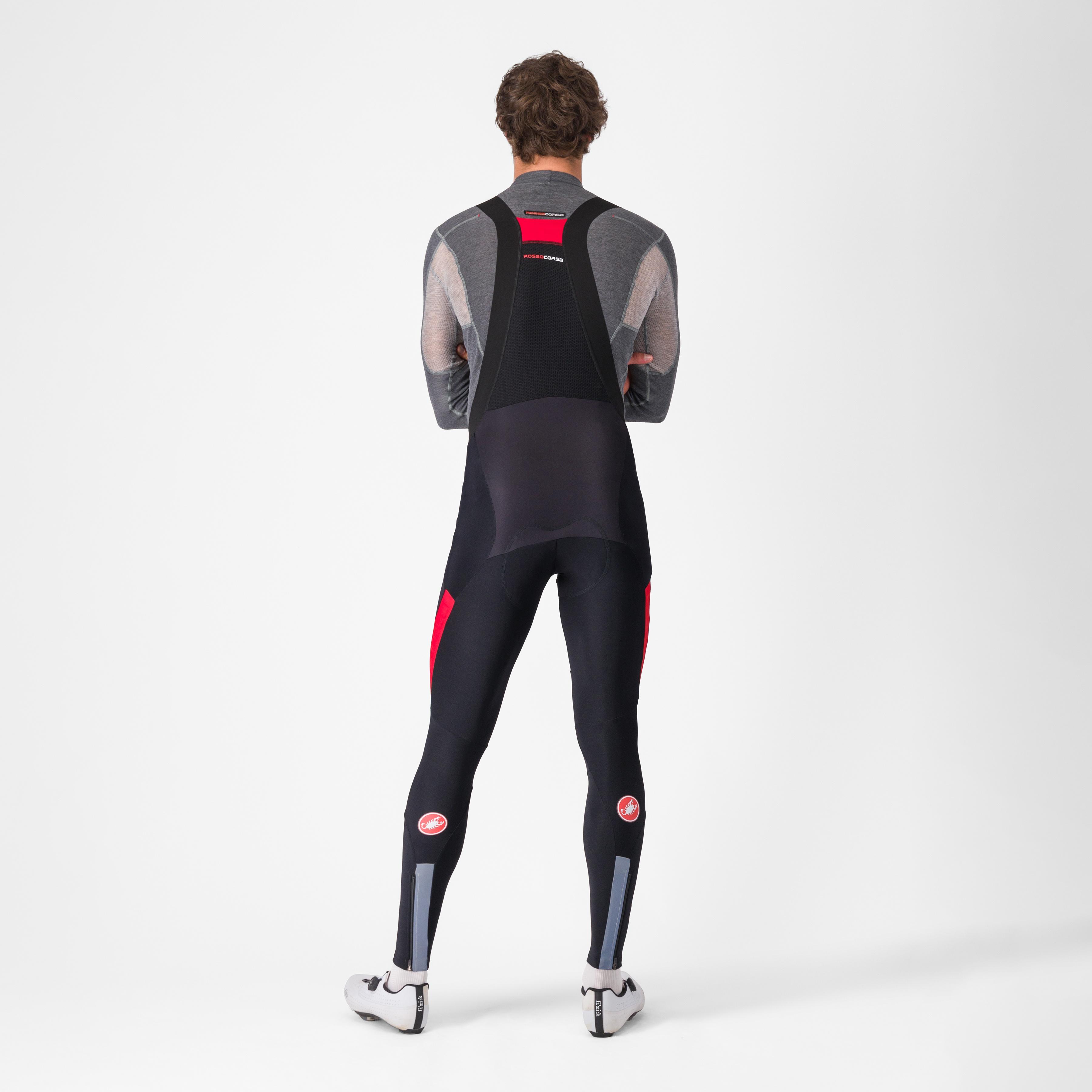 Sorpasso ros bibtight - black red - castelli