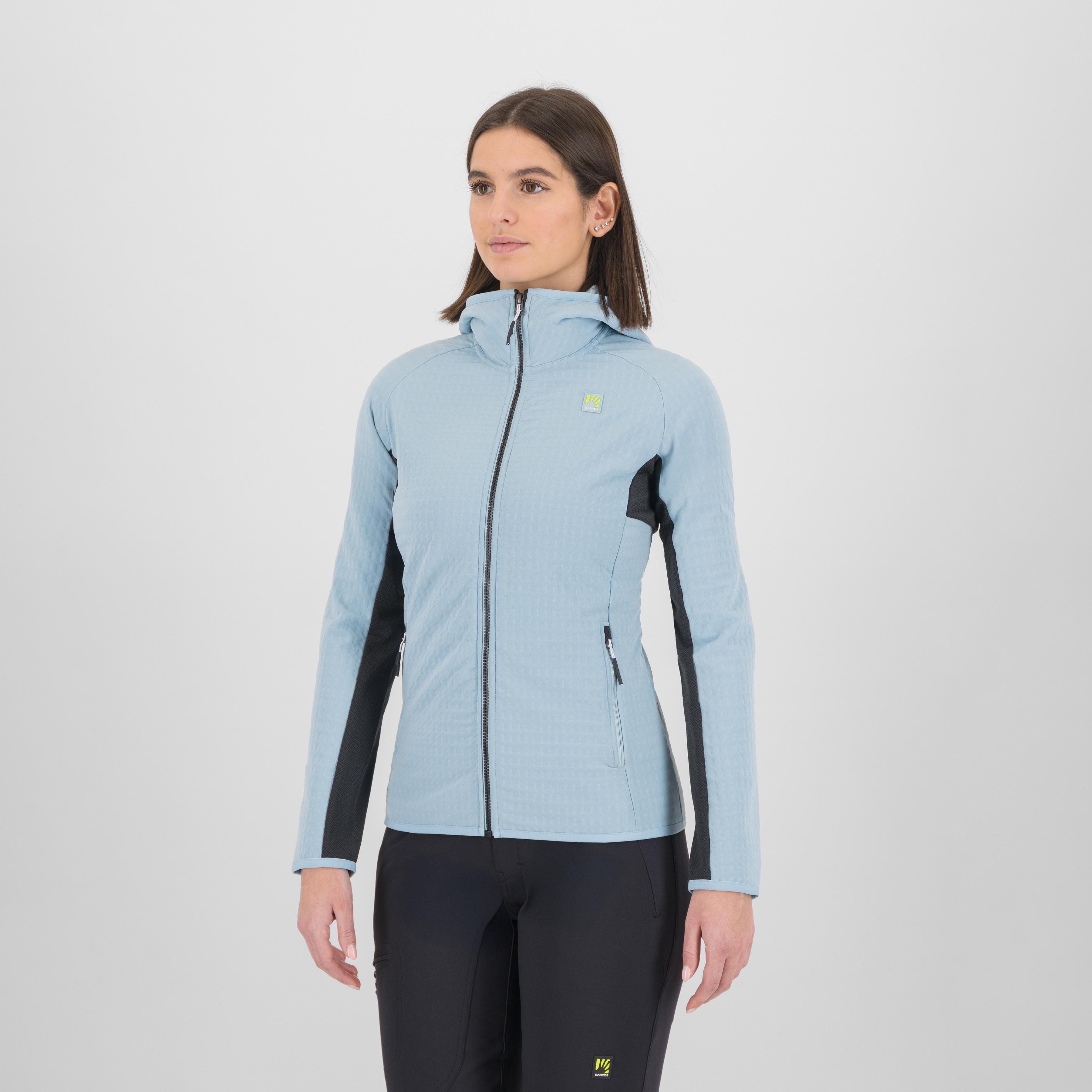 Marmolada hoodie w fleece - forget/black - karpos