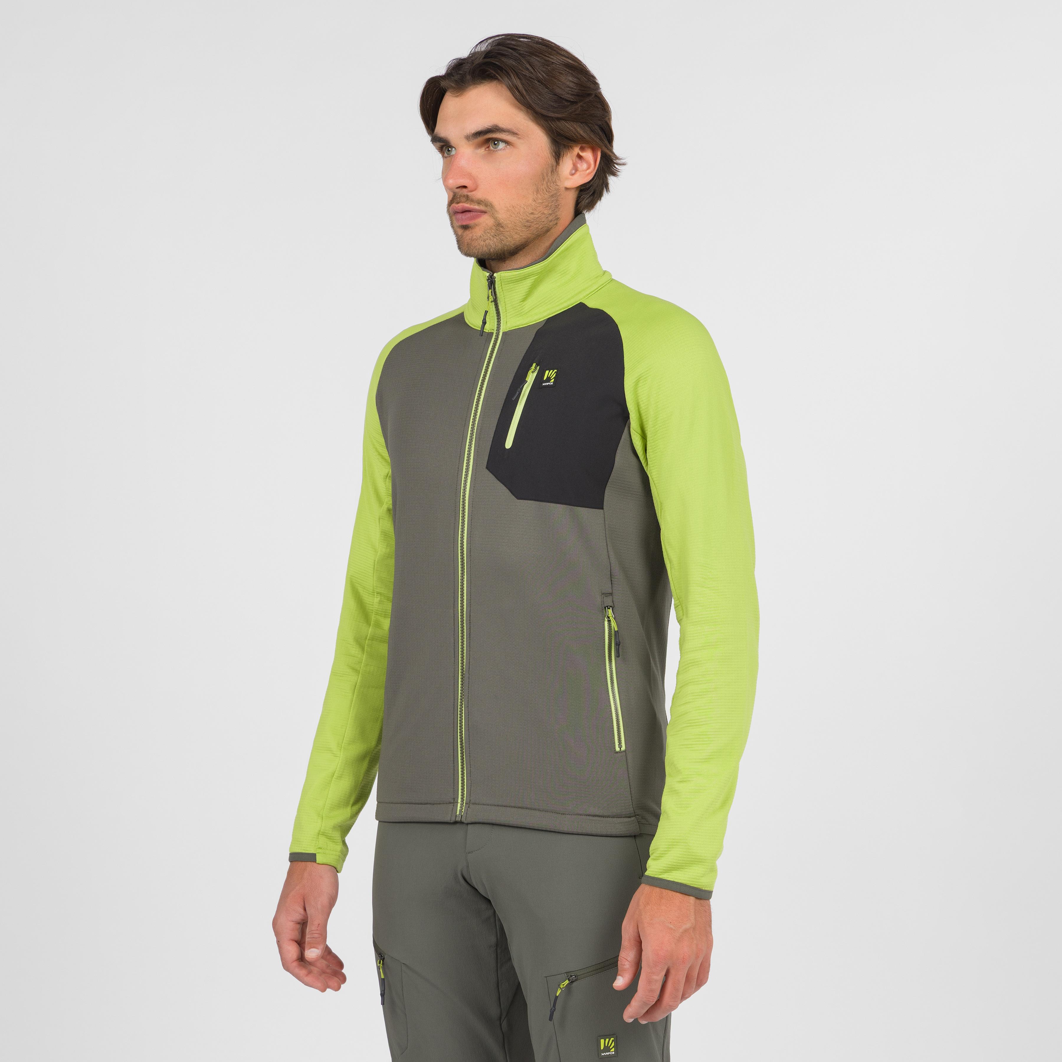 Odle evo full zip fleece - kambaba/dark citron - karpos