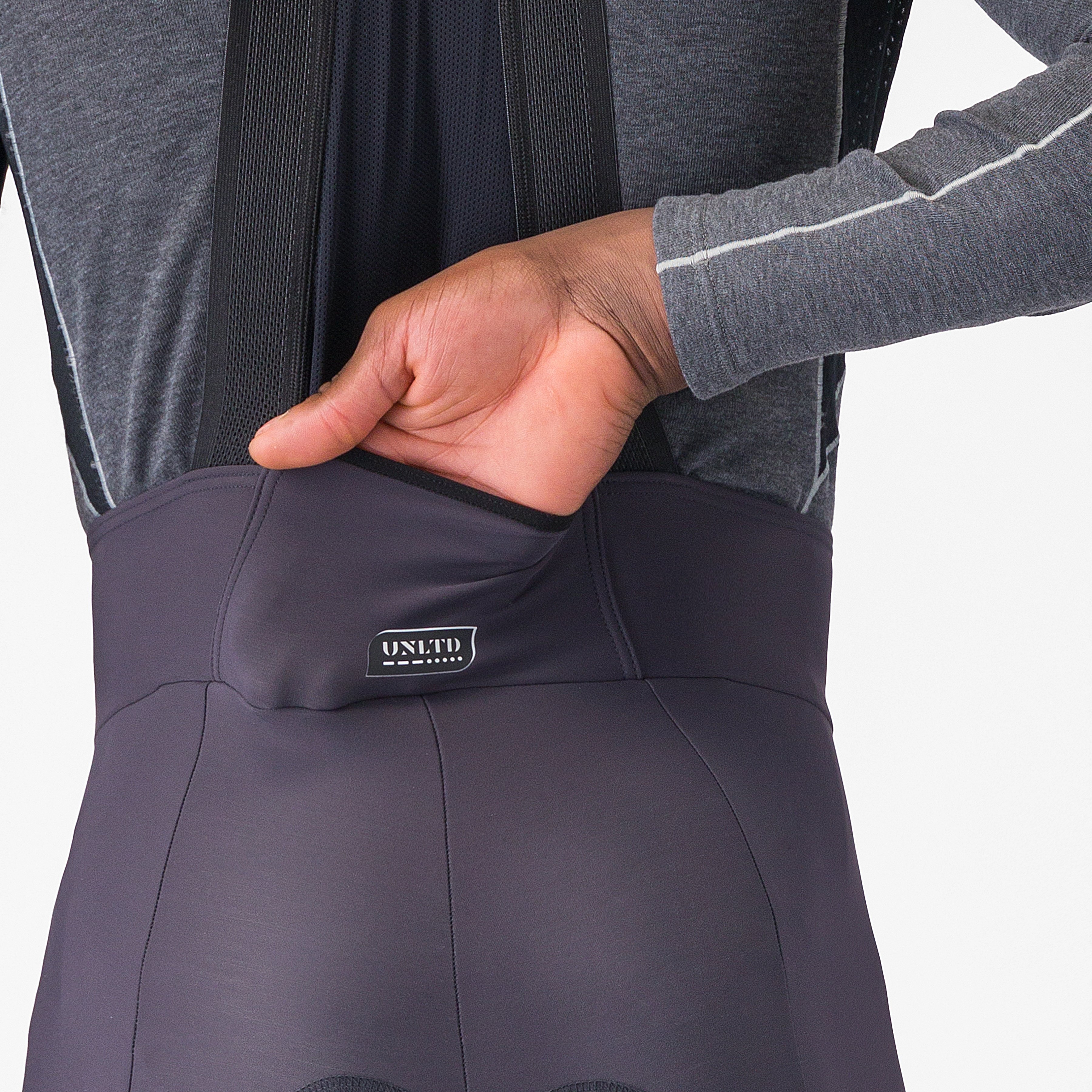 Unlimited bibtight - dark gray - castelli
