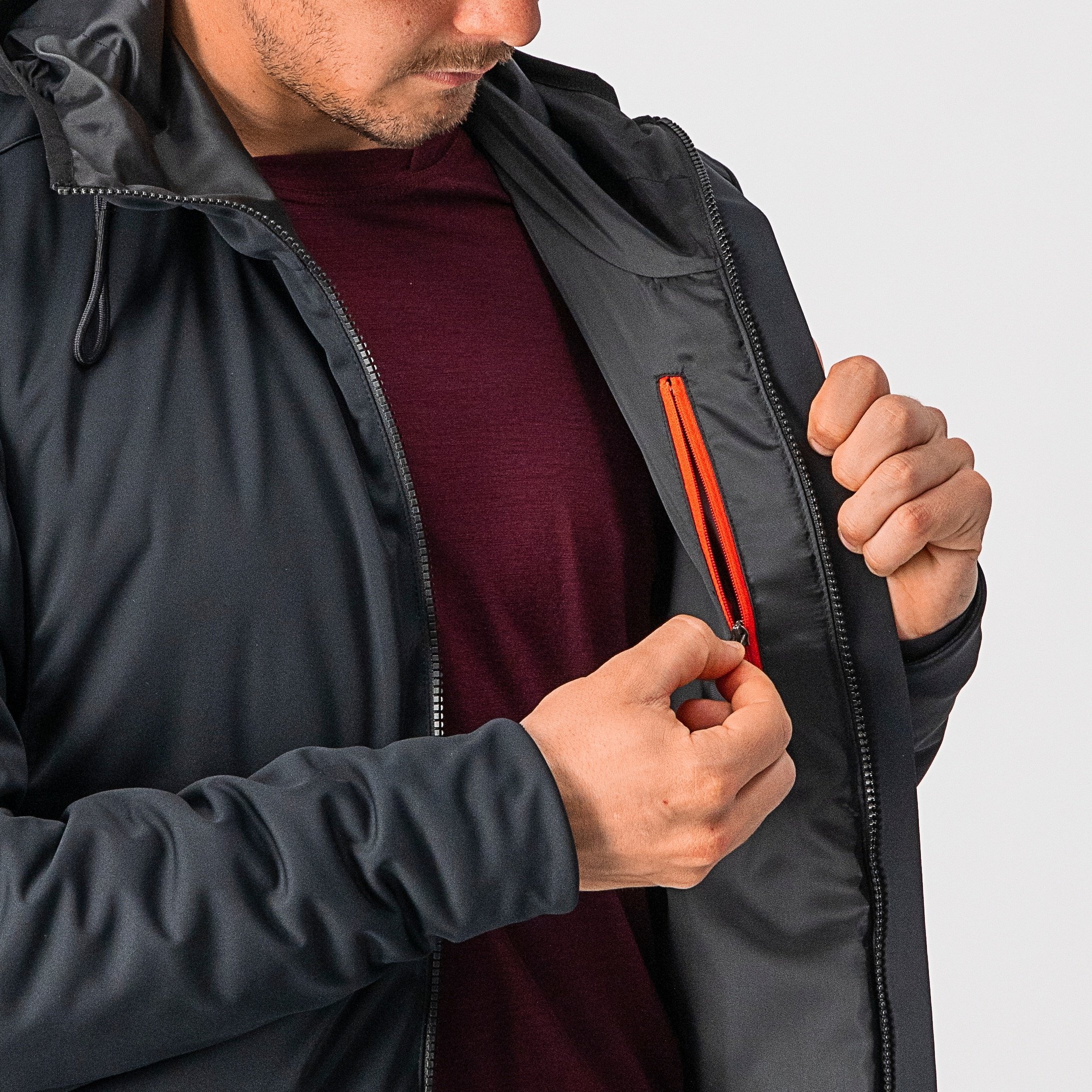 Alpha mc studio jacket - light black - castelli